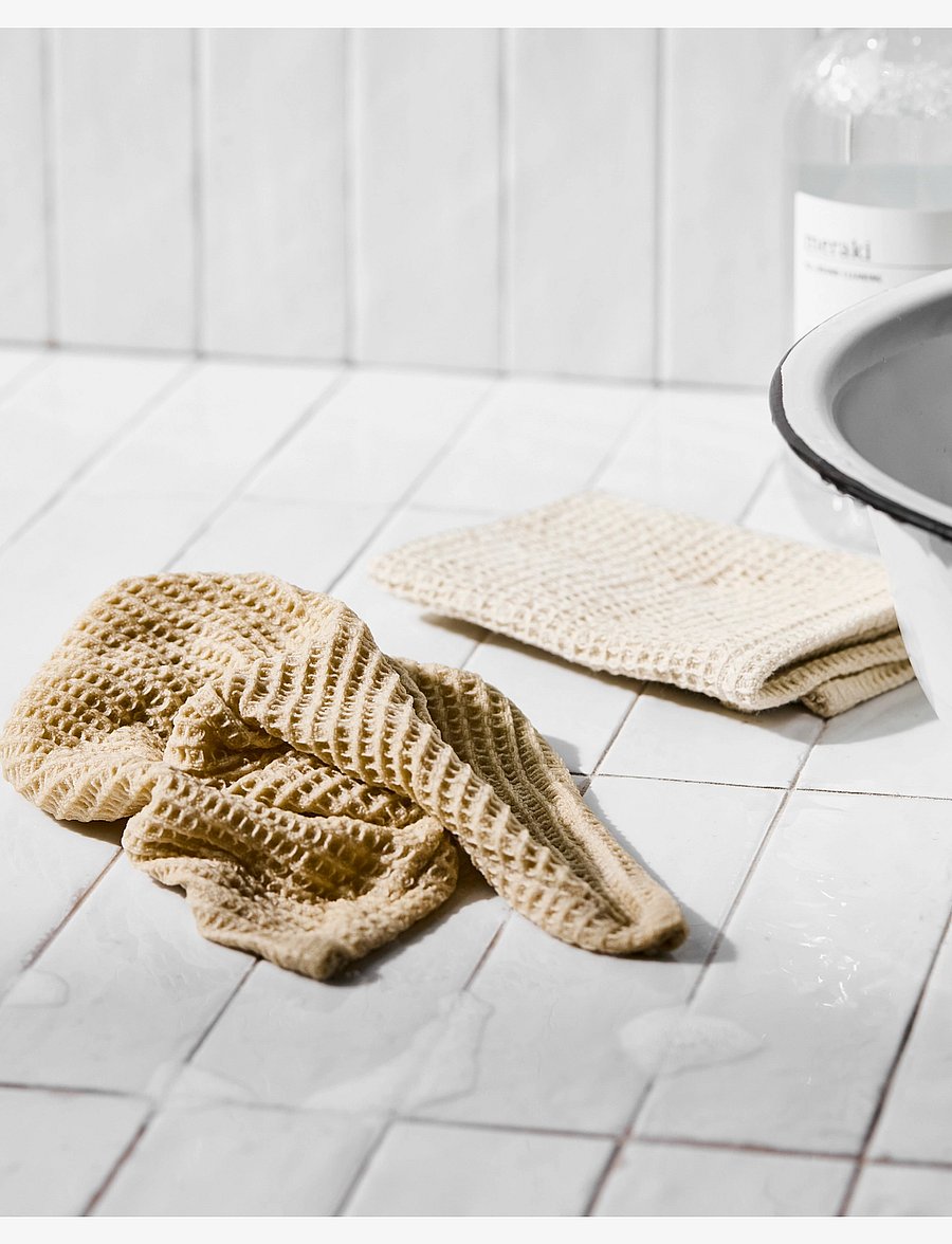 meraki - Dish cloth, MKBeige, Beige - nõudepesulapid ja -harjad - beige - 0
