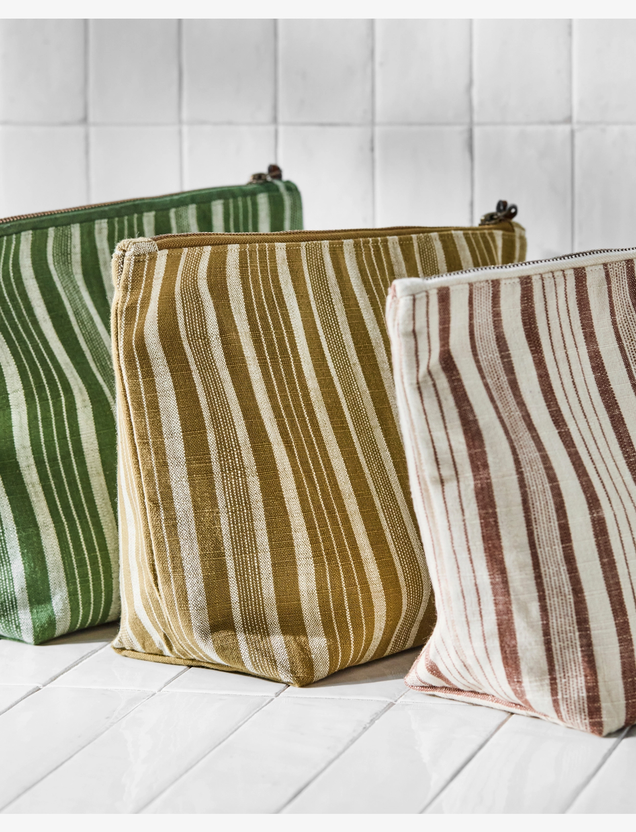 meraki Toiletry bag, MKDark Olive, Dark ol - Travel - DARK OLIVE / gold