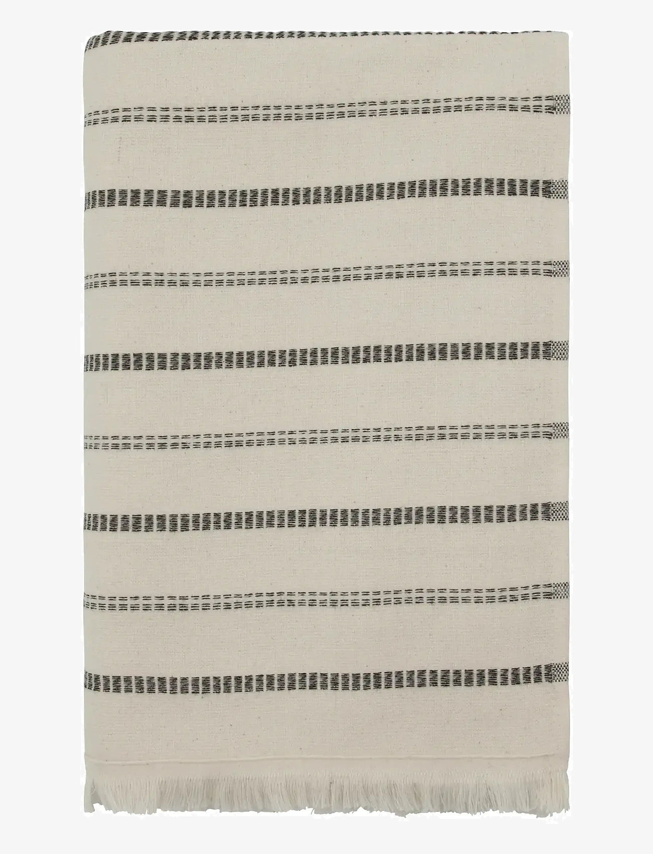 meraki - Towel, MKTrue, Off-white, Black - håndklæder - off-white, black - 0