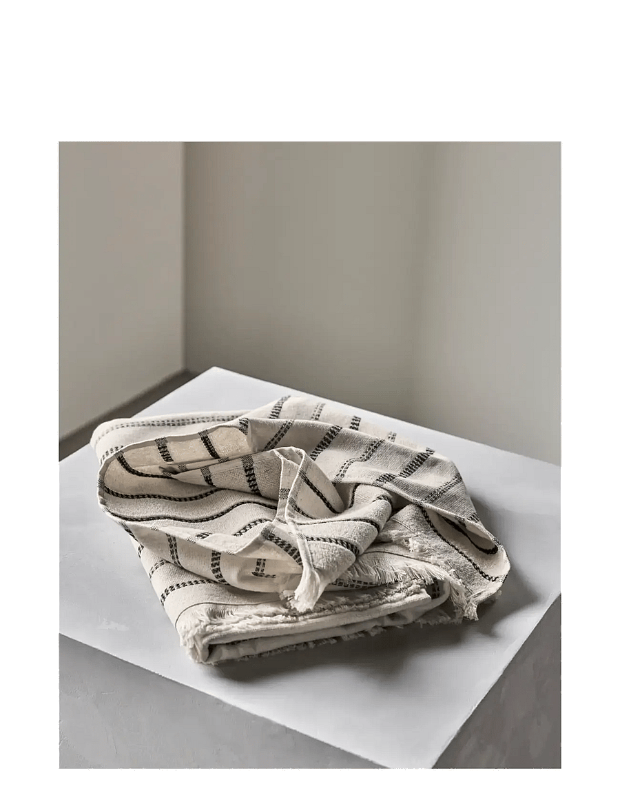 meraki - Towel, MKTrue, Off-white, Black - off-white, black - 2