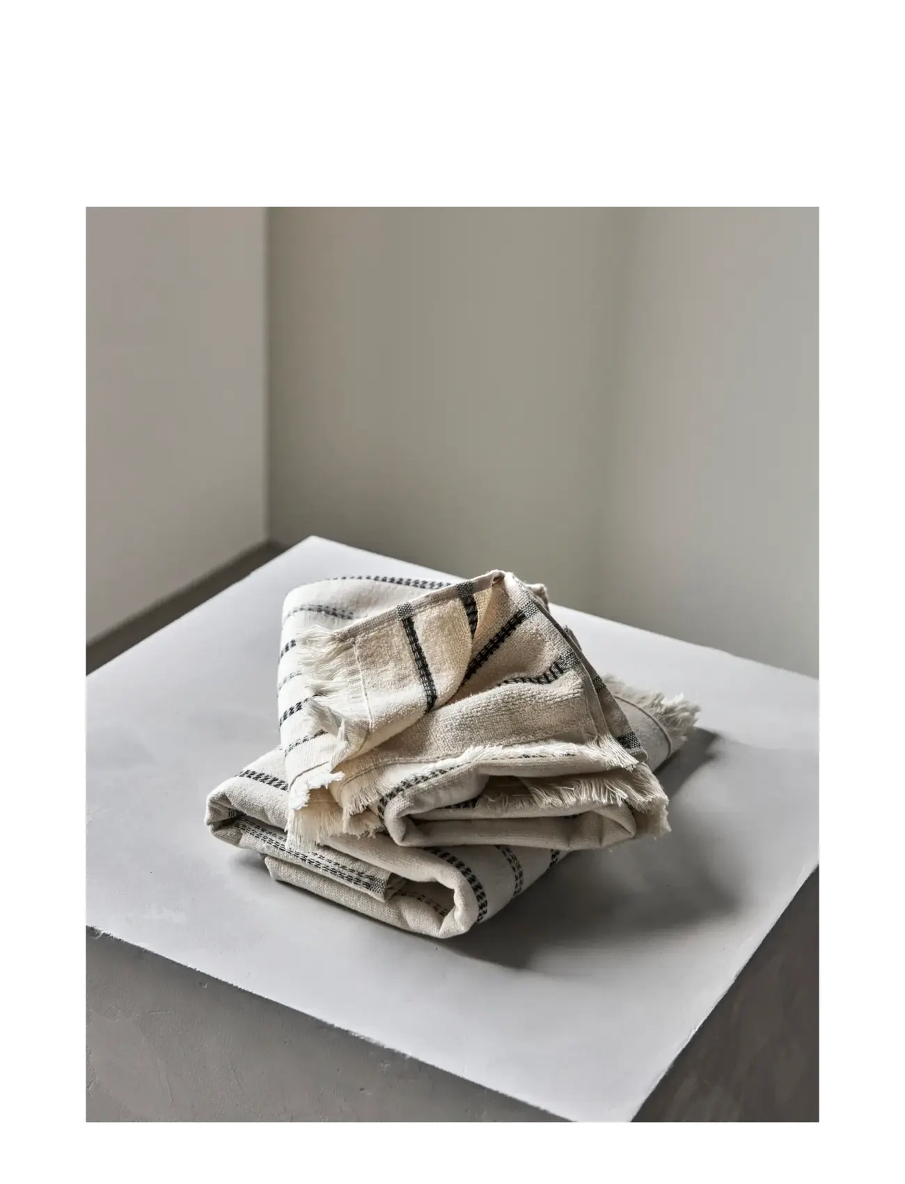 meraki - Towel, MKTrue, Off-white, Black - off-white, black - 2