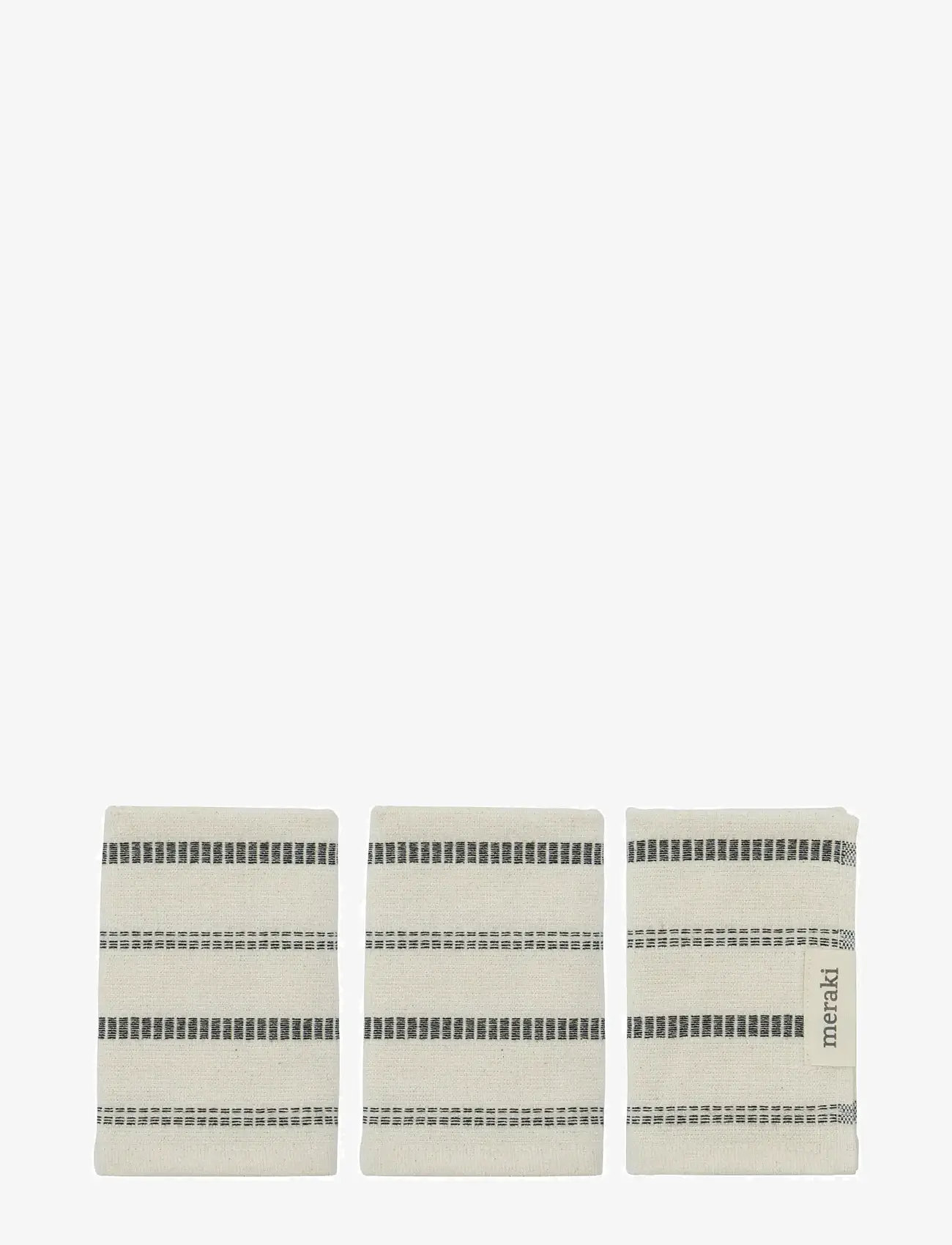 meraki - Wash cloth, MKTrue, Off-white, Blac - karklude & opvaskebørster - off-white, black - 0