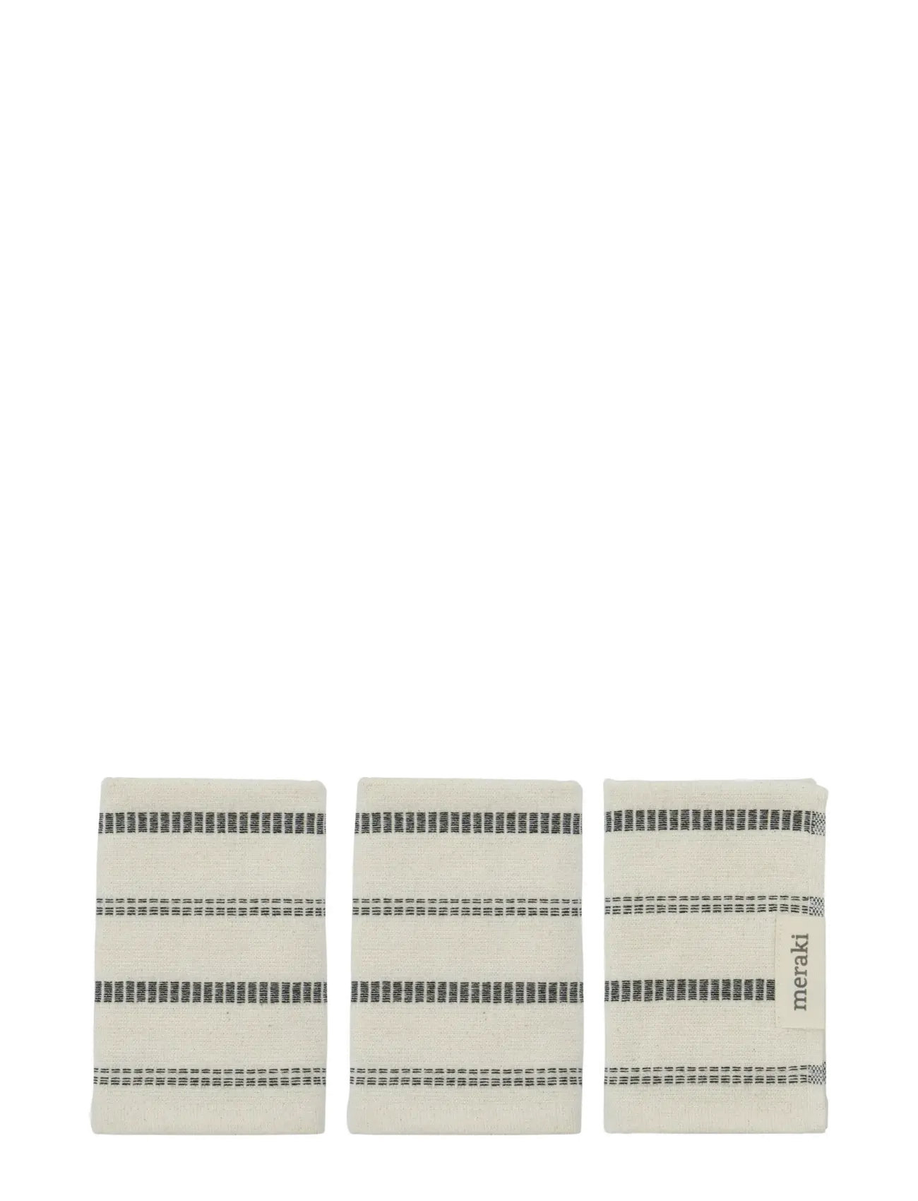 meraki Wash cloth, MKTrue, Off-white;Black - Karklude - OFF-WHITE, BLACK / cream