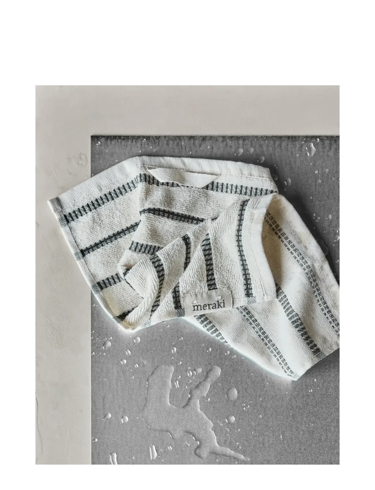 meraki - Wash cloth, MKTrue, Off-white, Blac - disktrasor & diskborstar - off-white, black - 2