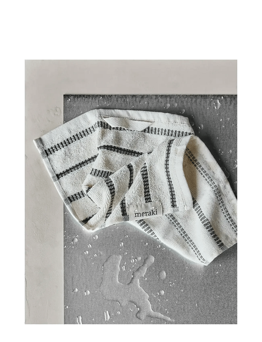 meraki - Wash cloth, MKTrue, Off-white, Blac - off-white, black - 2
