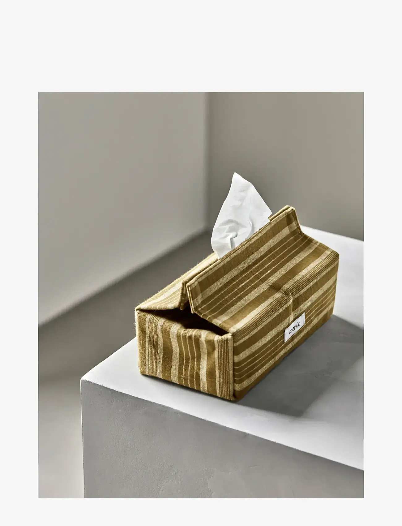 meraki - Tissue box, MKTissue, Dark olive - køb efter pris - dark olive - 3