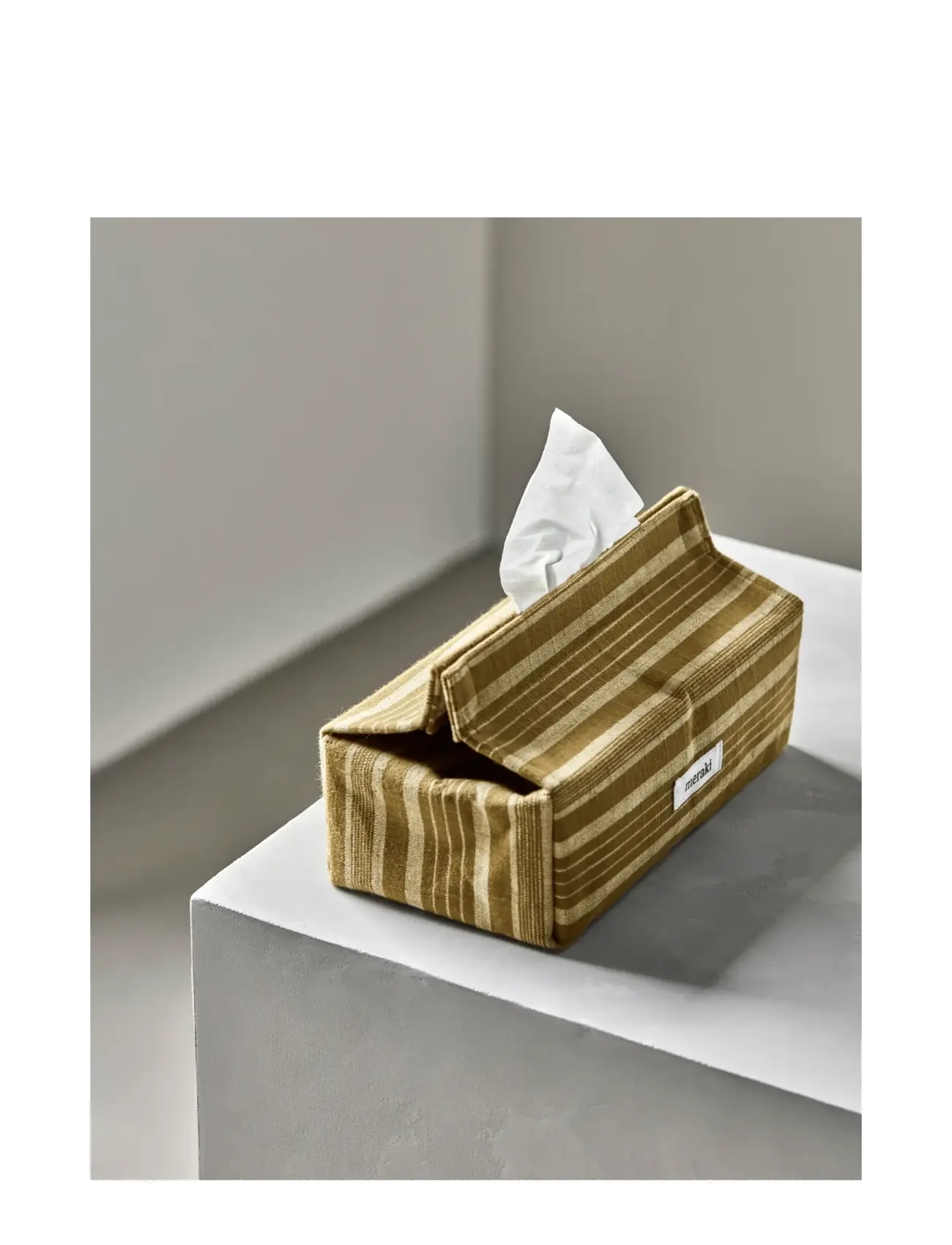 meraki - Tissue box, MKTissue, Dark olive - lägsta priserna - dark olive - 3