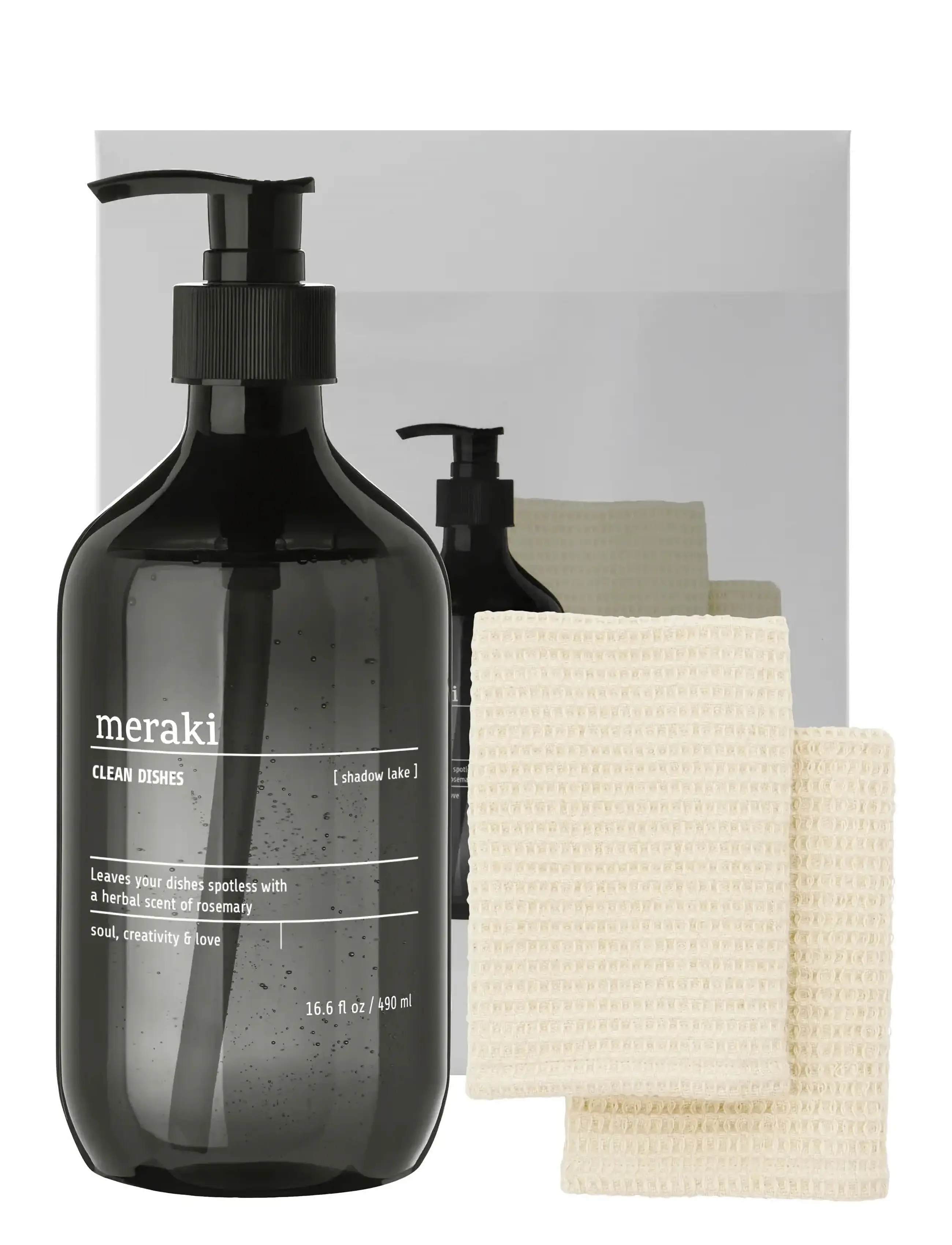 meraki Gift Box, Shadow Lake Dish Wash + D, Dish Soap, Nude, Str: ONE SIZE
