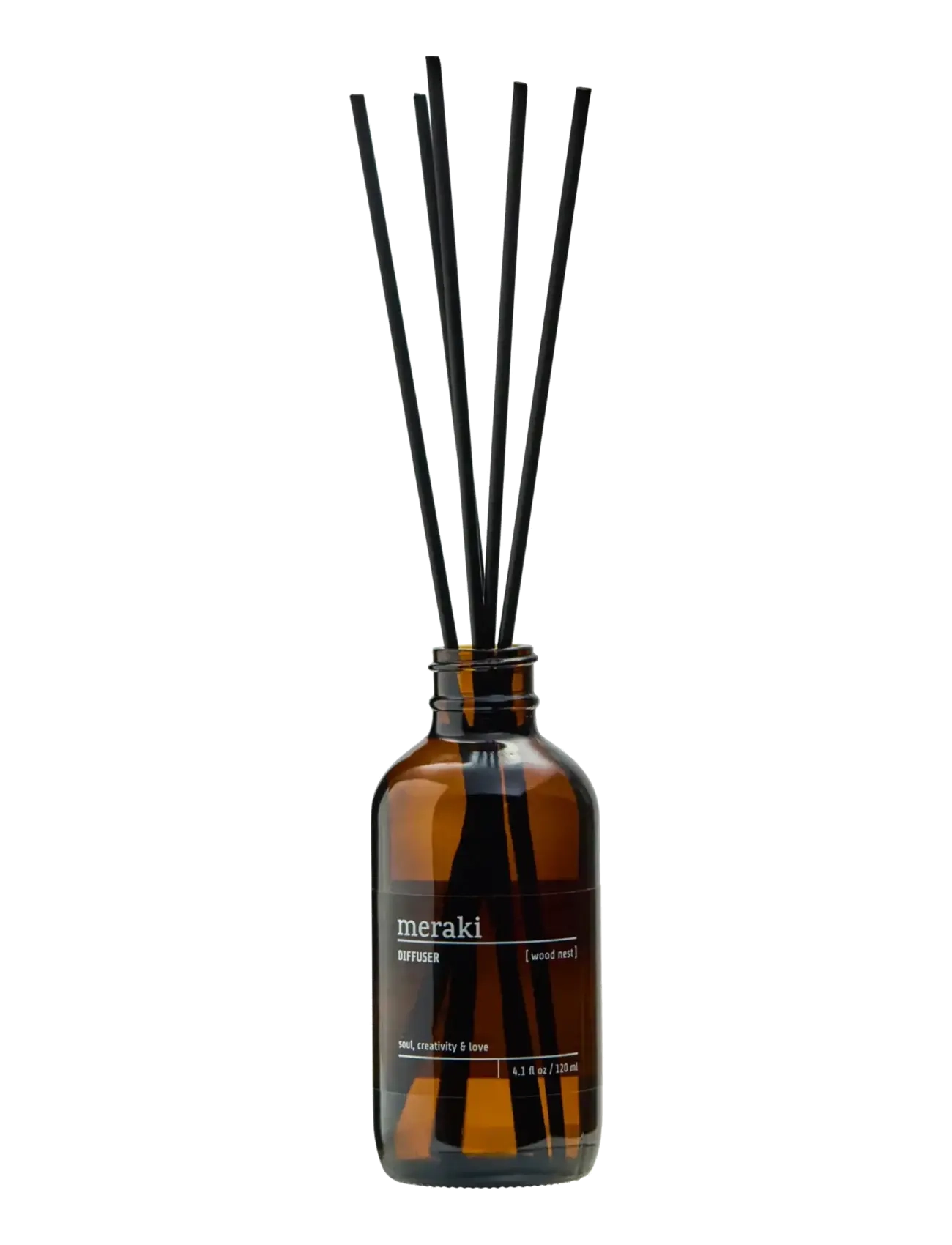 meraki Diffuser, Wood nest, 120 ml - Vis alt - BROWN / brown