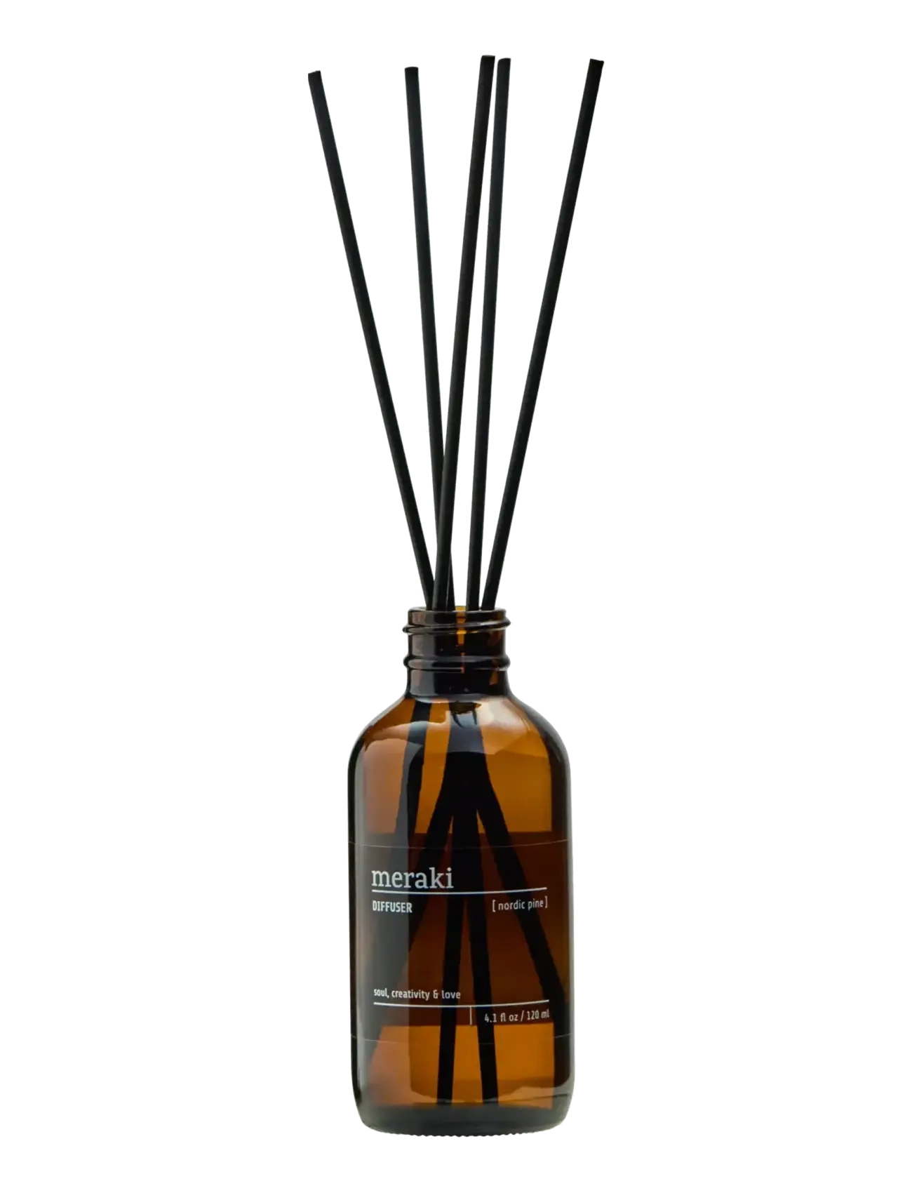 meraki Diffuser, Nordic pine, 120 ml - Vis alt - BROWN / clear