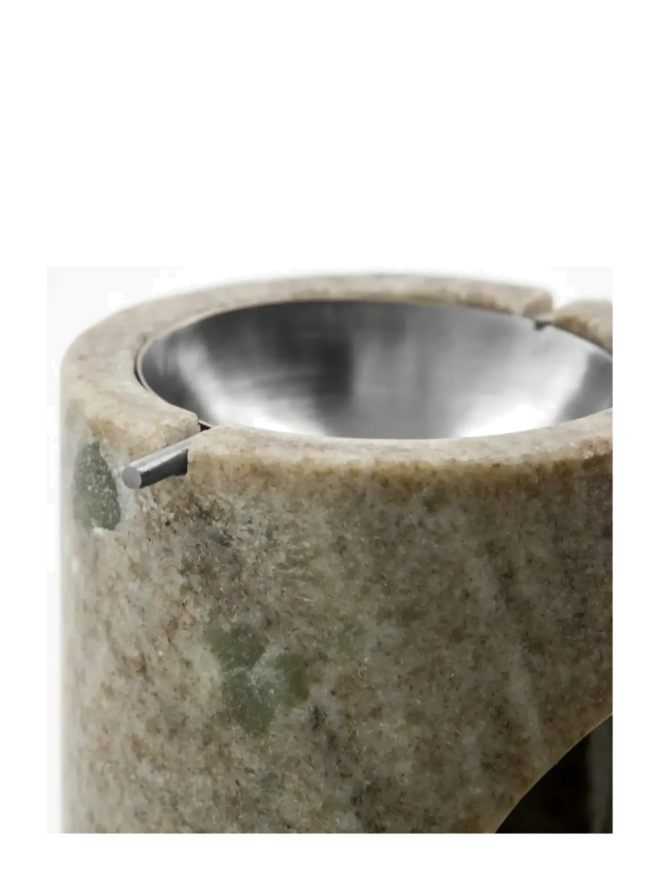 meraki - Oil burner, MKMarble, Beige, Silver - olielamper - beige - 2