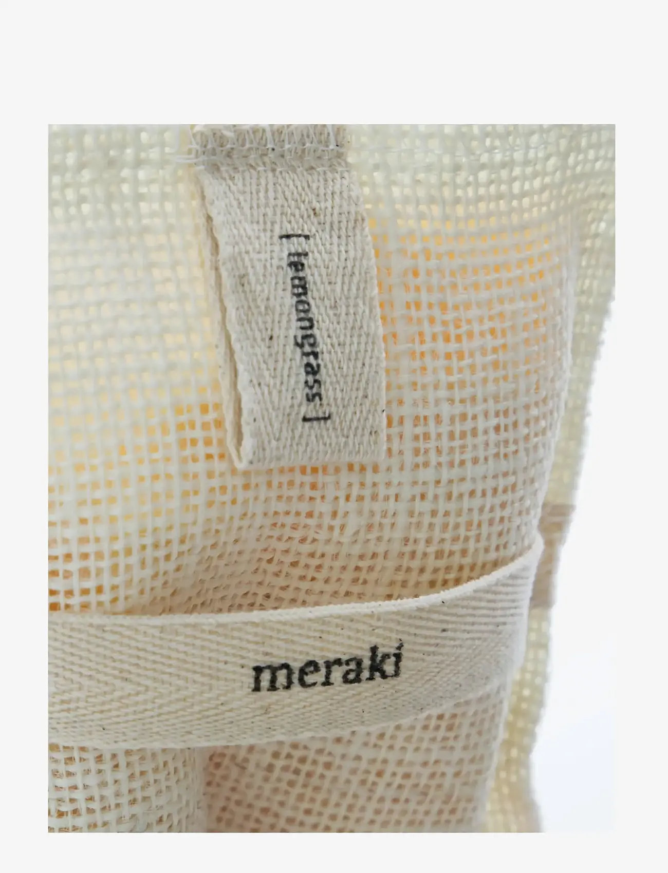 meraki - Bath mitt, Lemongrass, 140 g - skrubb & exfoliators - kropp  - beige - 2