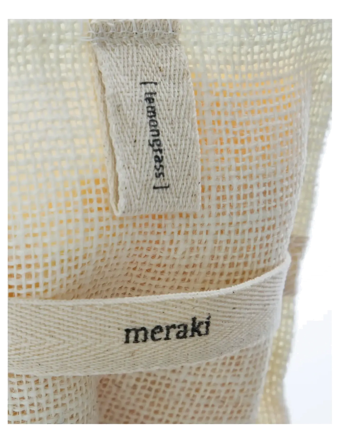 meraki - Bath mitt, Lemongrass, 140 g - skrubb & exfoliators - kropp  - beige - 2