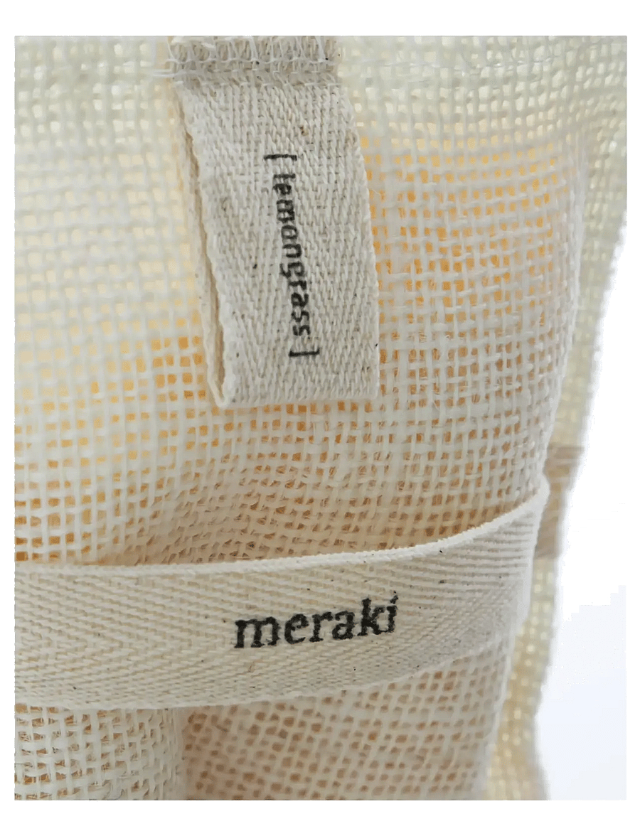meraki - Bath mitt, Lemongrass, 140 g - kuorinta – vartalo - beige - 2