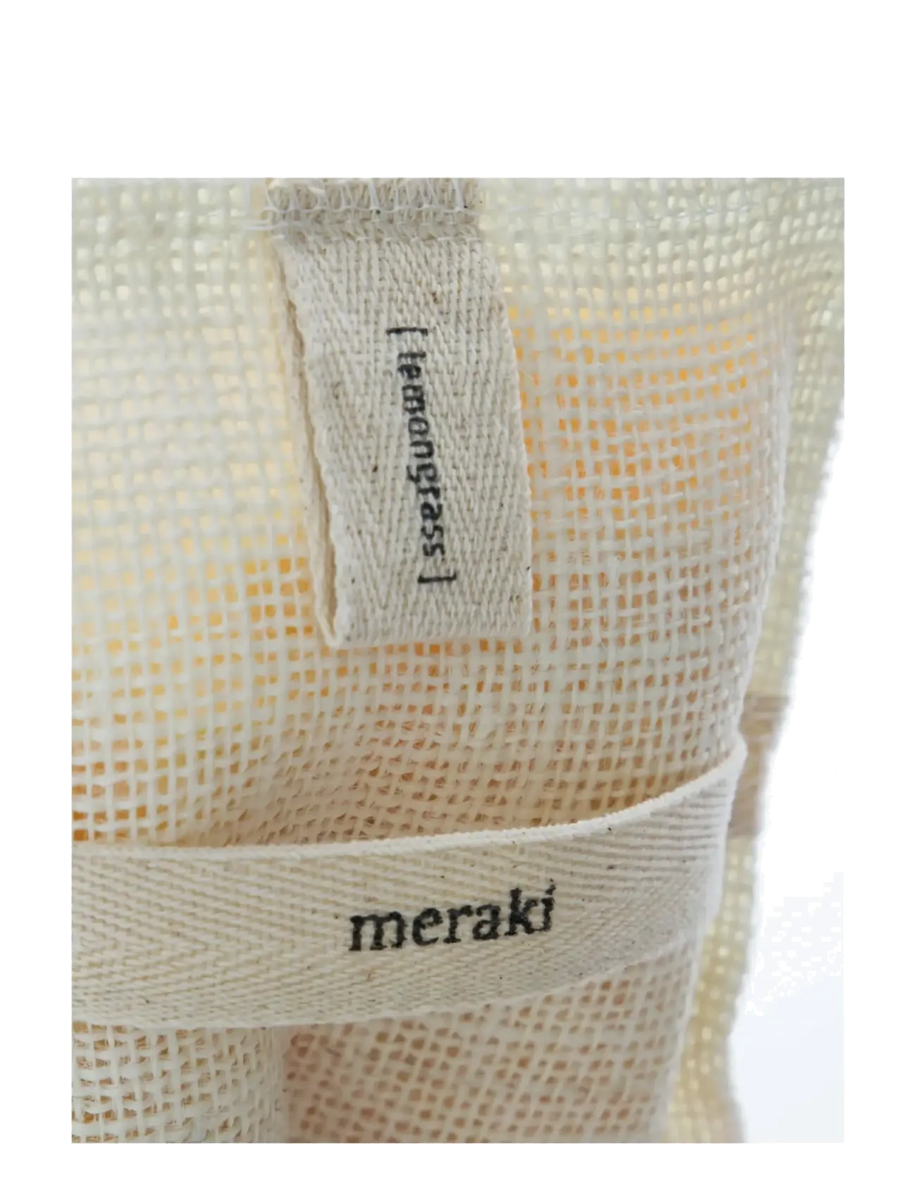 meraki - Bath mitt, Lemongrass, 140 g - skrubb & exfoliators - kropp  - beige - 2