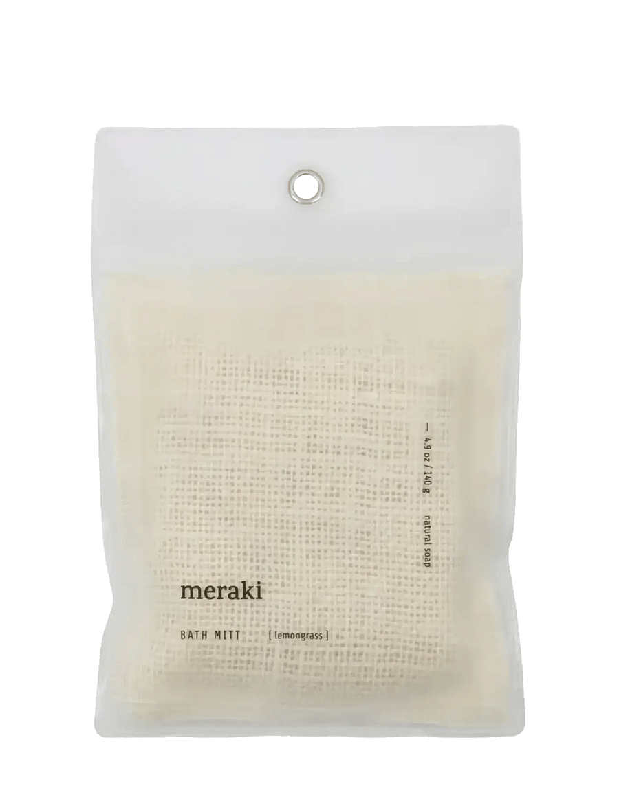 meraki - Bath mitt, Lemongrass, 140 g - keha koorimine - beige - 3