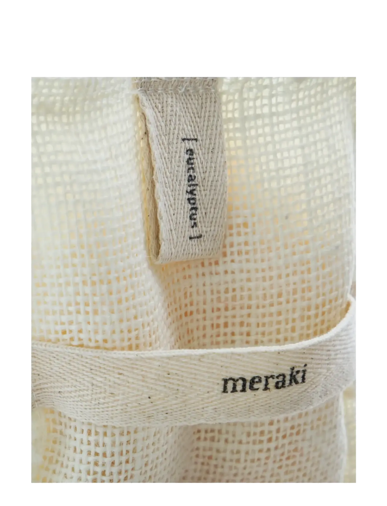 meraki - Bath mitt, Eucalyptus, 140 g - skrubb & exfoliators - kropp  - beige - 2