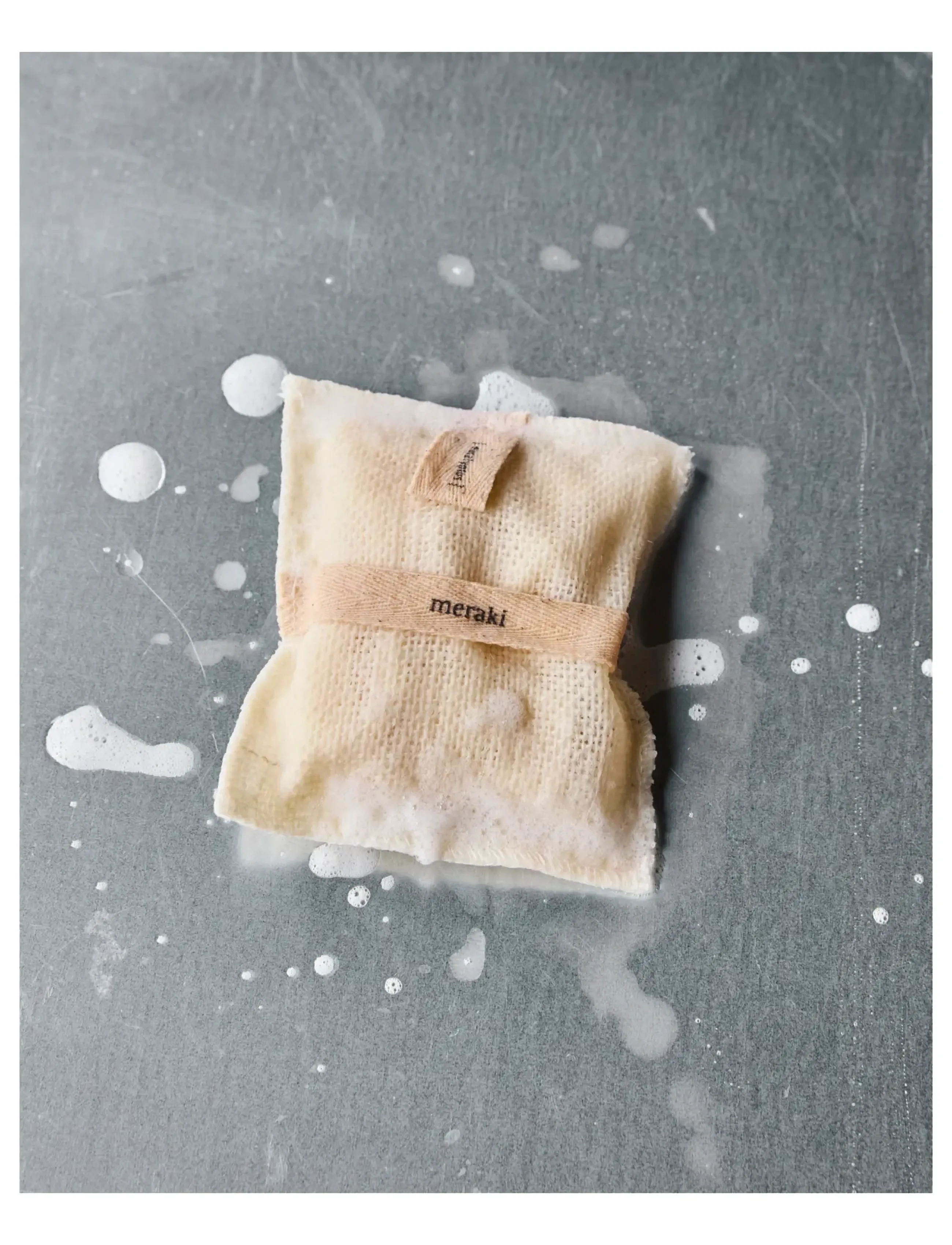 meraki Bath Mitt, Eucalyptus, 140 G, 140 G, Nude, Krop > Scrub Og Eksfolierende Midler, Dame
