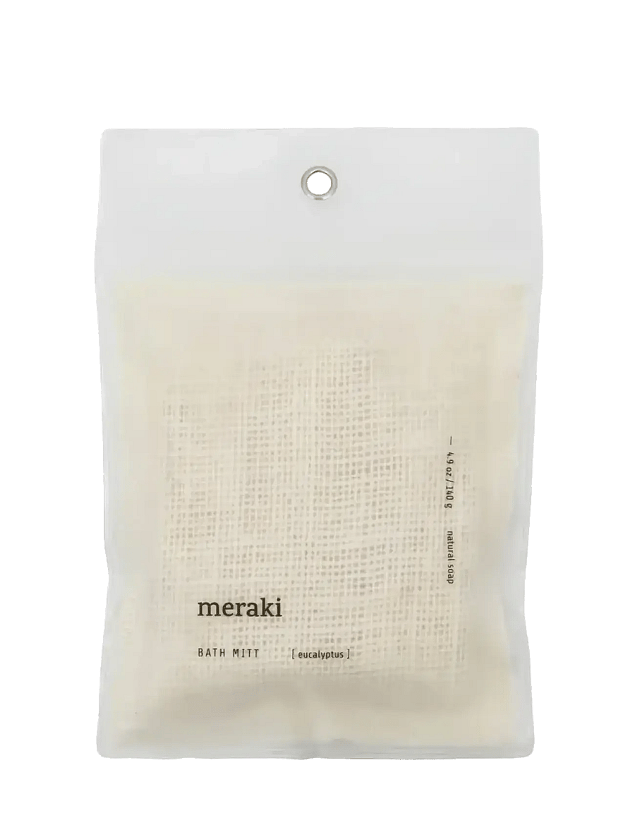 meraki - Bath mitt, Eucalyptus, 140 g - keha koorimine - beige - 3