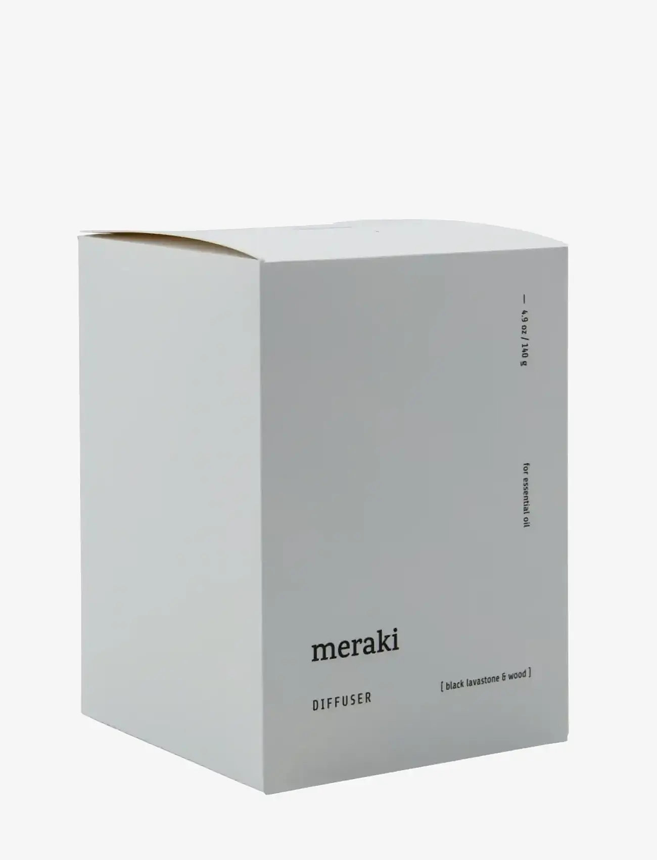 meraki - Diffuser, MKLavastone & wood, Black - doftpinnar - black - 3