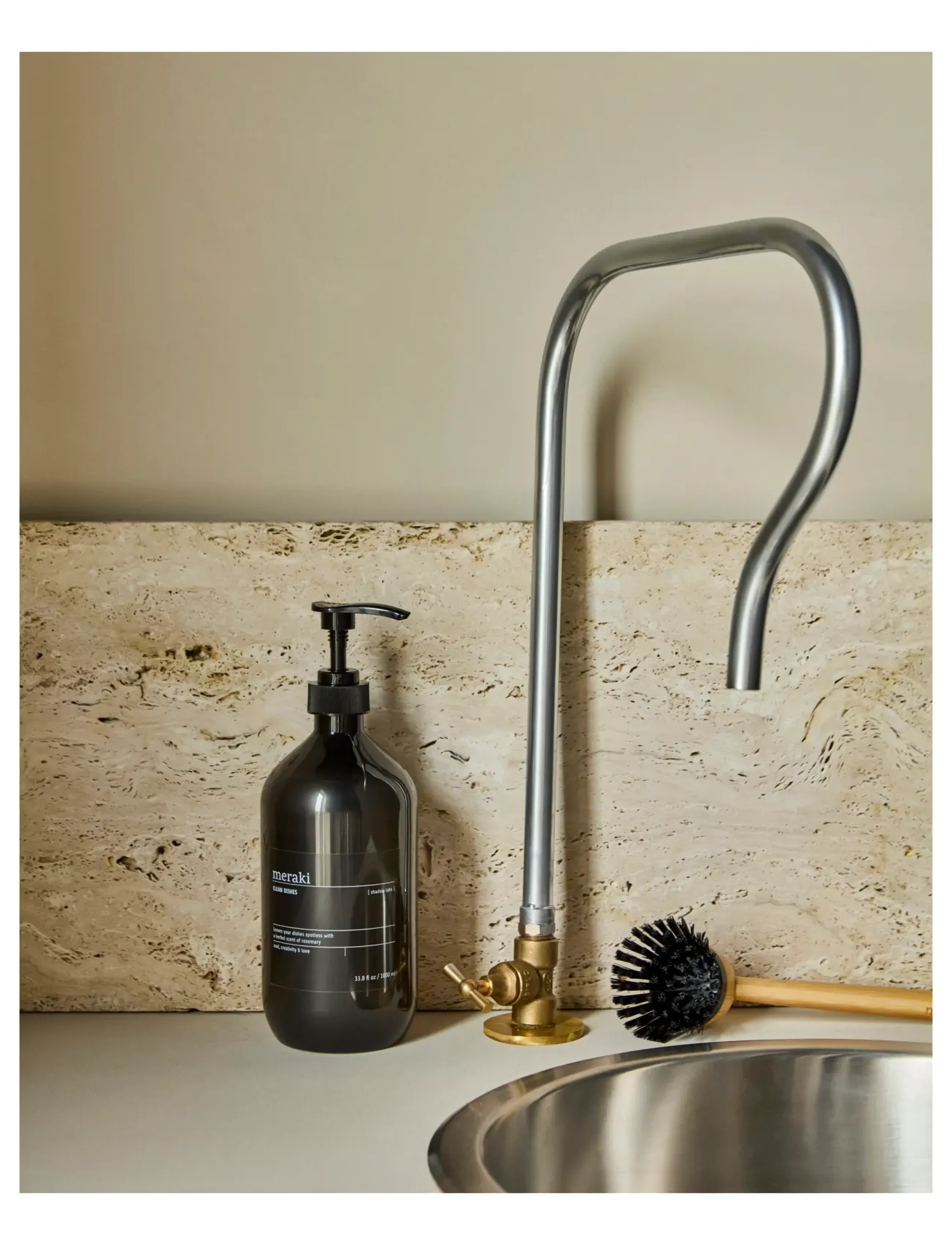 meraki Dish Wash, Shadow Lake, 1000 ml, 1000 ml, Nude, Opvask > Opvaskesæbe, Unisex