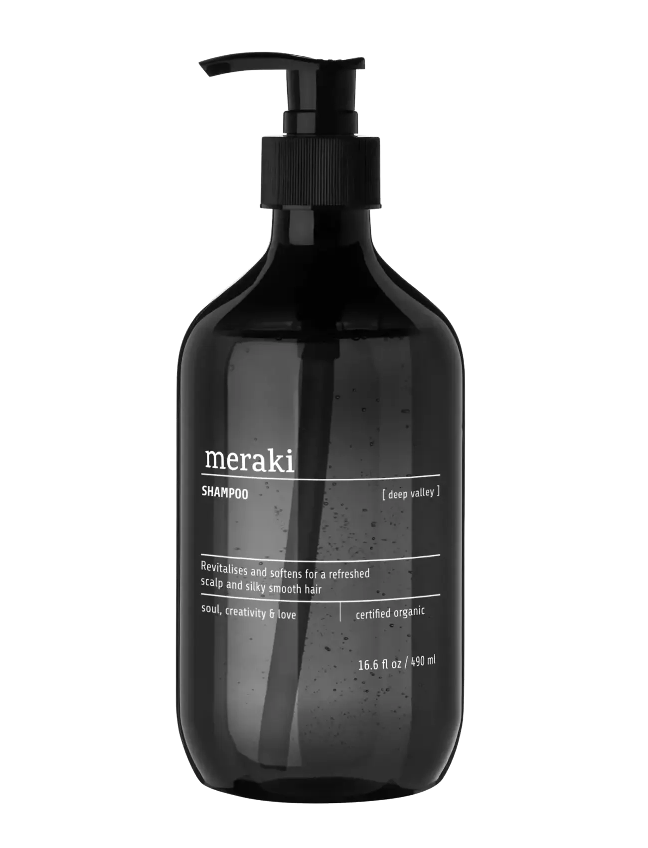 meraki Shampoo, Deep Valley, 490 Ml, Shampoo, Nude, Str: 490 ML