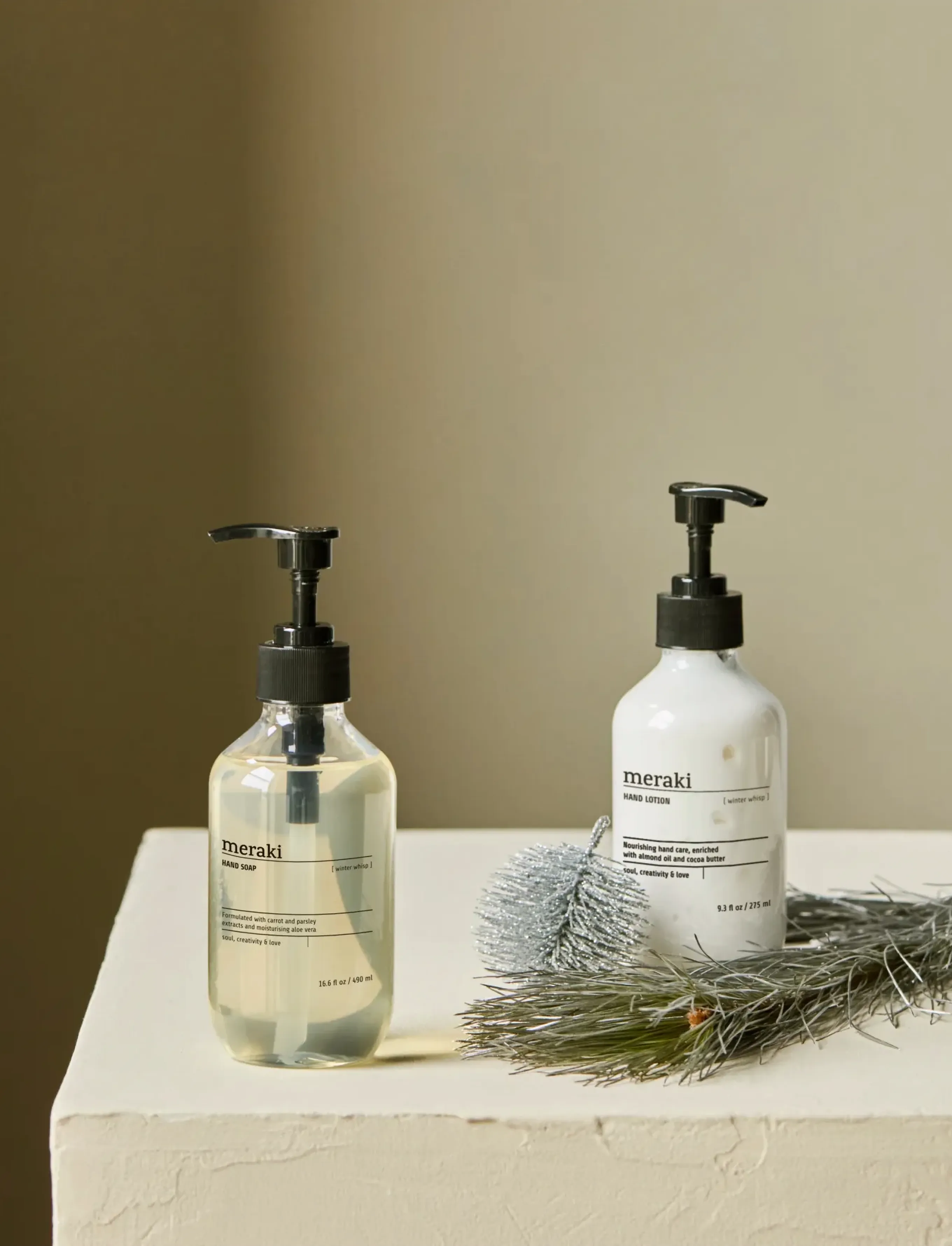 meraki - Gift boxCH, Winter Whisp Hand Soap - gåvoset - white - 0
