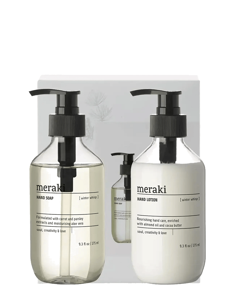 meraki - Gift boxCH, Winter Whisp Hand Soap - giftset - white - 3
