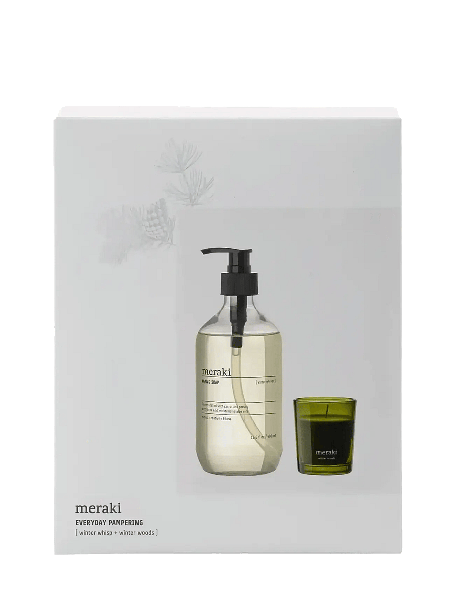 meraki - Gift boxCH, Winter Whisp Hand Soap - giftset - white - 1