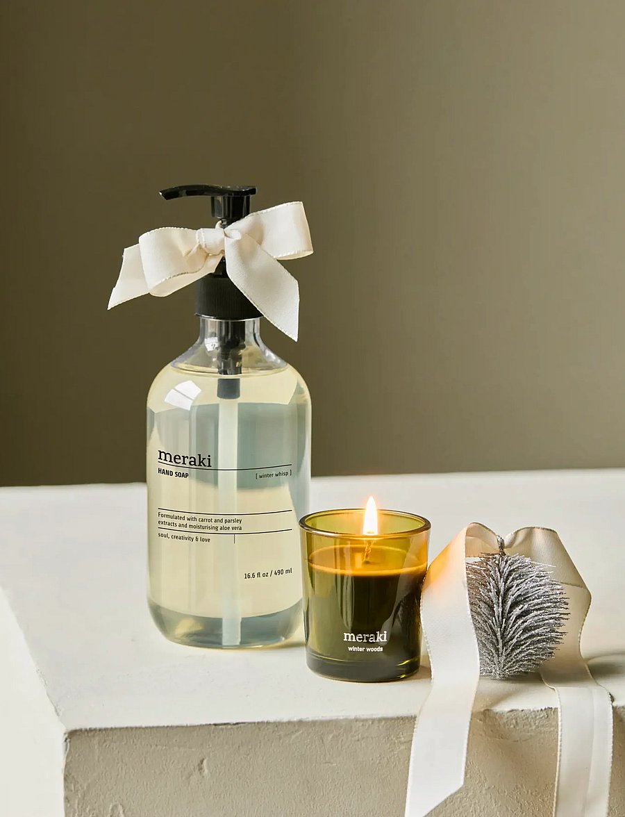 meraki - Gift boxCH, Winter Whisp Hand Soap - giftset - white - 0