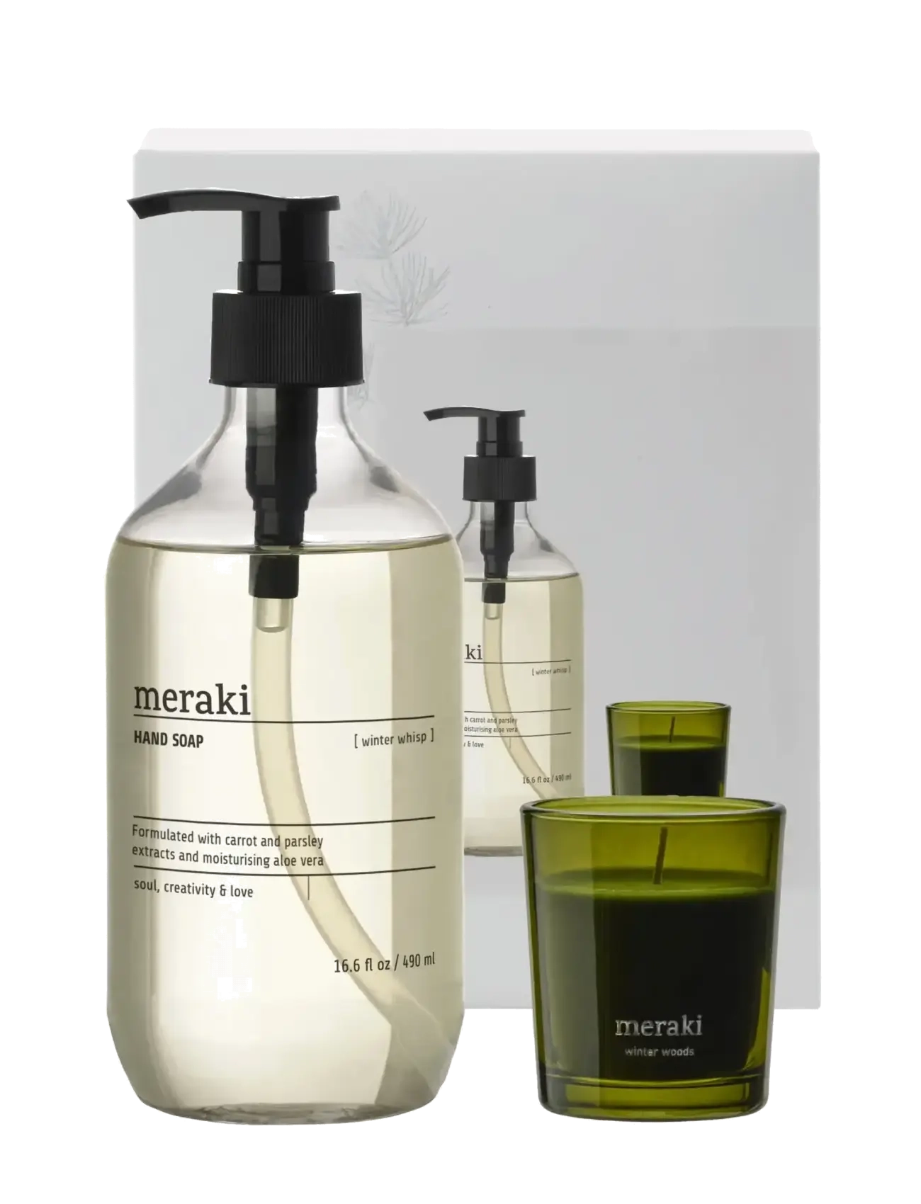 meraki - Gift boxCH, Winter Whisp Hand Soap - gåvoset - white - 3