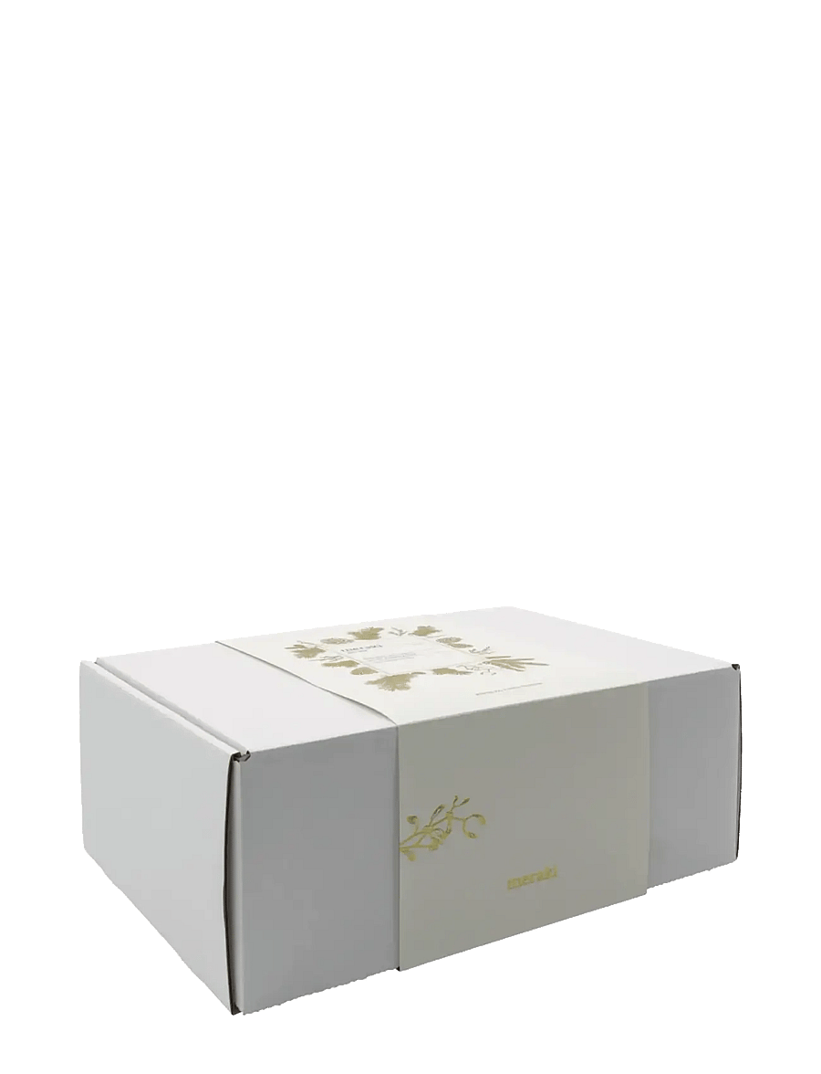 meraki - Gift boxCH, Basket + Dish Cloth, Be - white - 2