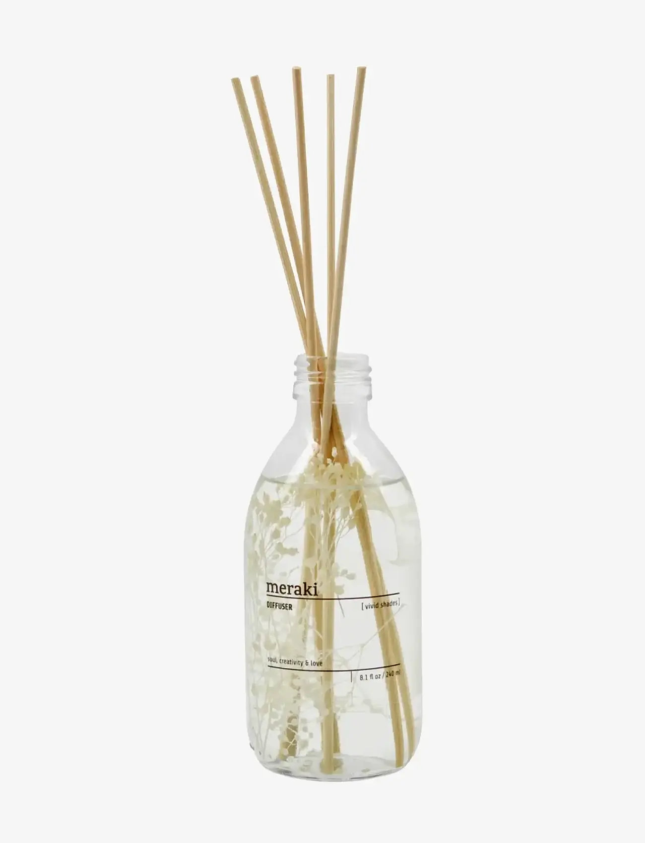 meraki - Diffuser, Vivid Shades, 240 ml - dufte til hjemmet - clear - 1