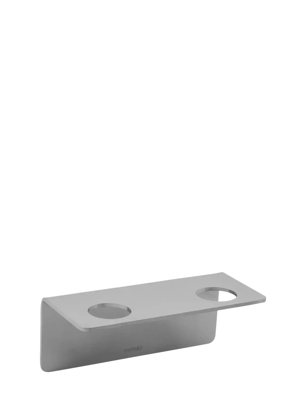 meraki Bottle hanger 2 holes, MK, Brushed silver finish - Nordiska märken - SILVER / silver