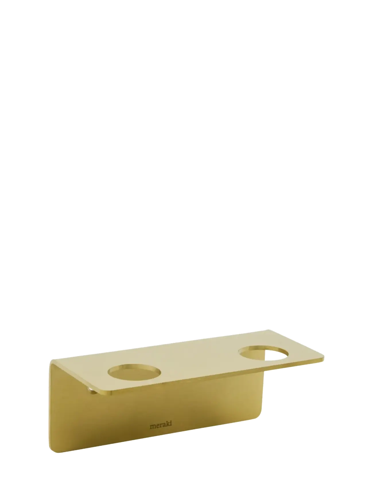 meraki Bottle hanger 2 holes, MK, Brushed brass finish - Nordiska märken - GOLD / gold