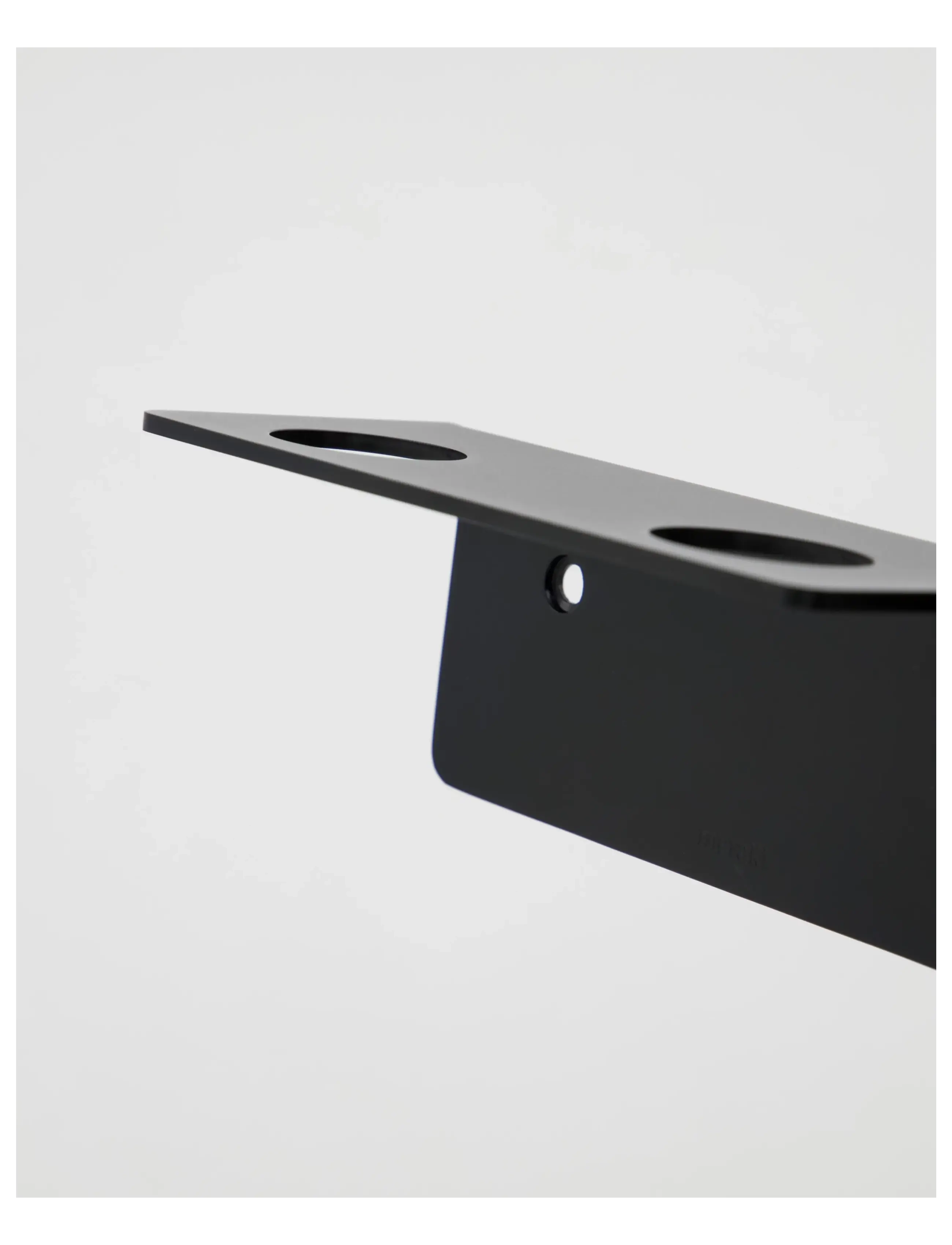 meraki - Bottle hanger 2 holes, MK, Black - hyllor - black - 2
