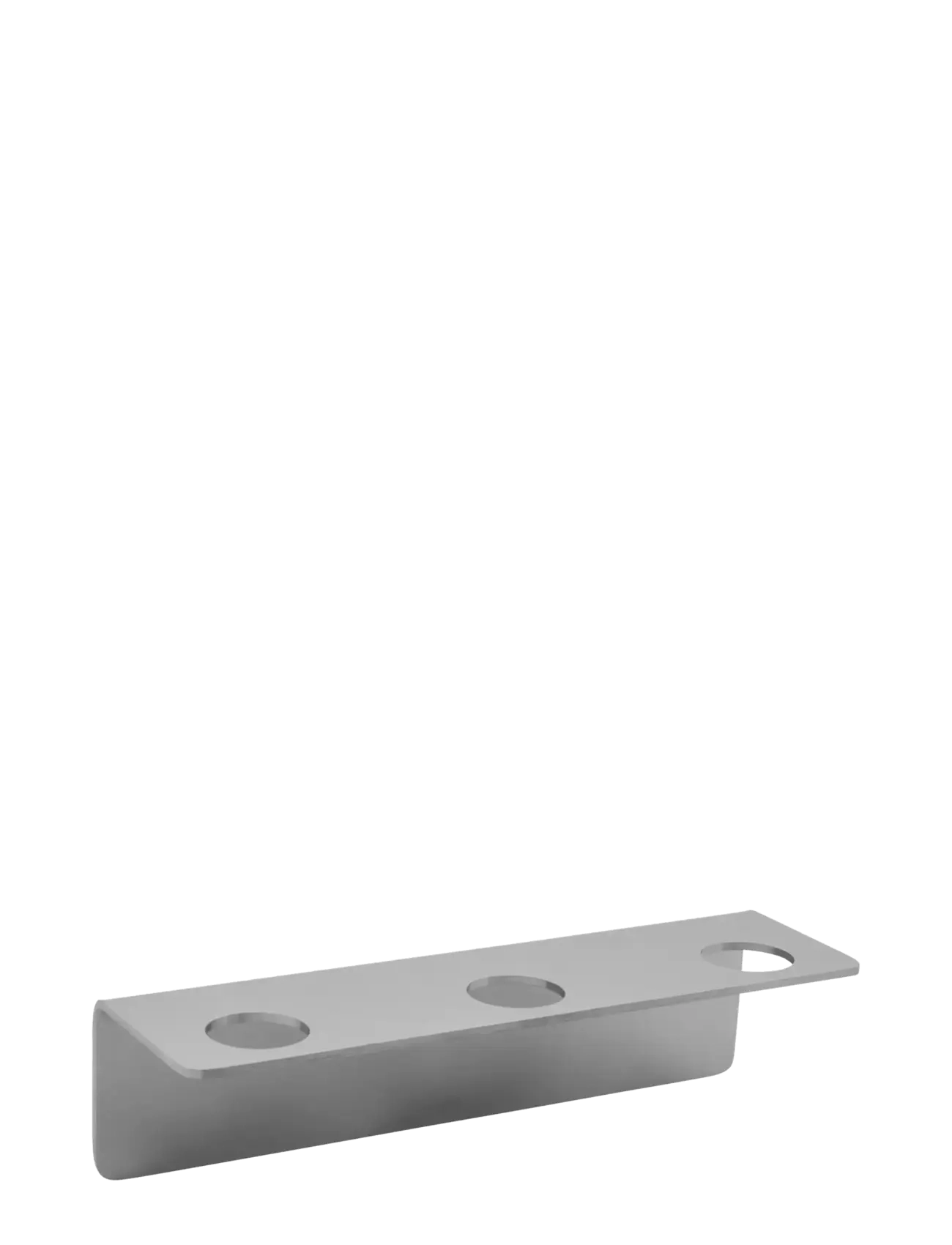 meraki Bottle hanger 3 holes, MK, Brushed silver finish - Nordiska märken - SILVER / silver