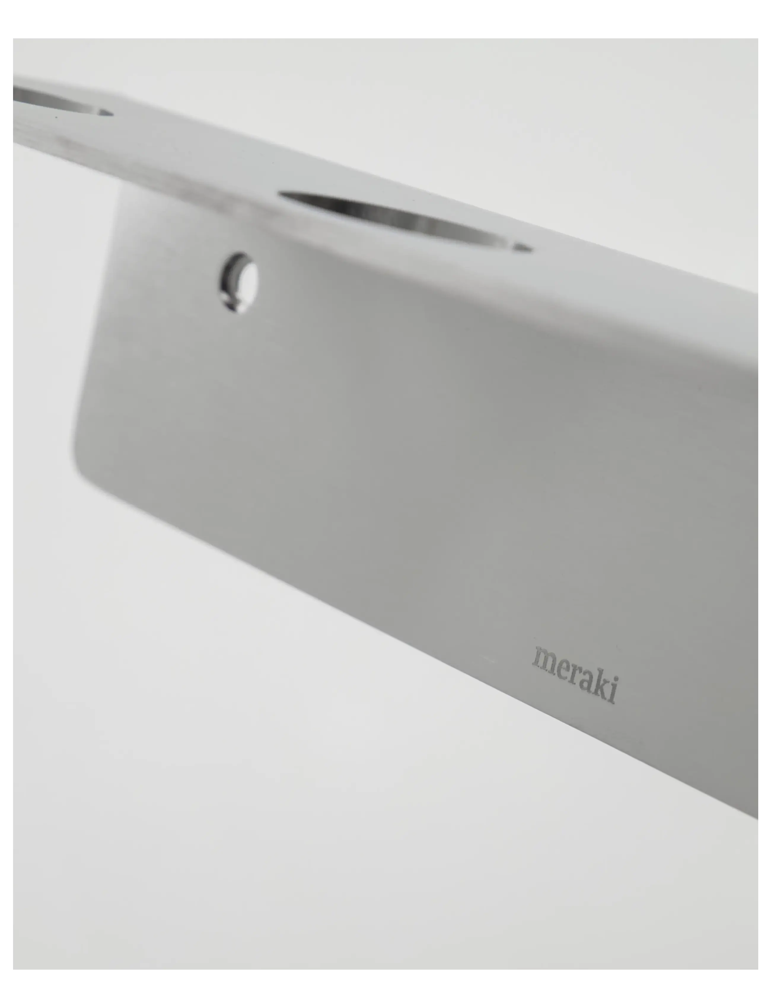 meraki - Bottle hanger 3 holes, MK, Brushed silver finish - hyllor - silver - 2