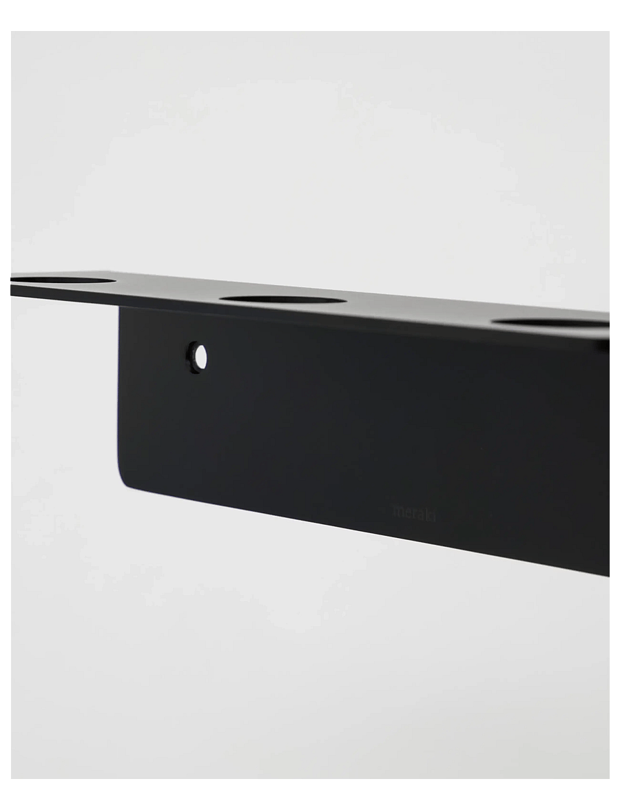 meraki - Bottle hanger 3 holes, MK, Black - riiulid - black - 2