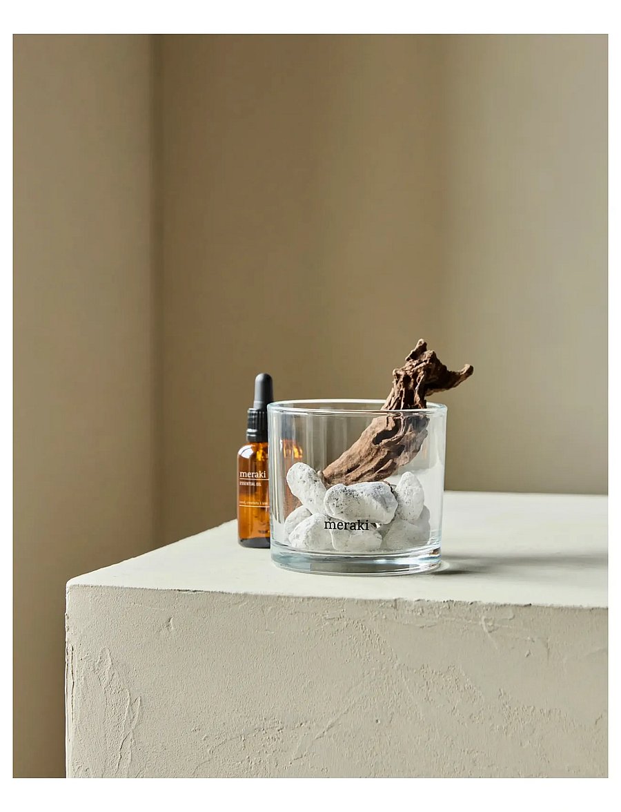 meraki - Diffuser, MKLavastone & wood - Herb - fragrance - clear - 0
