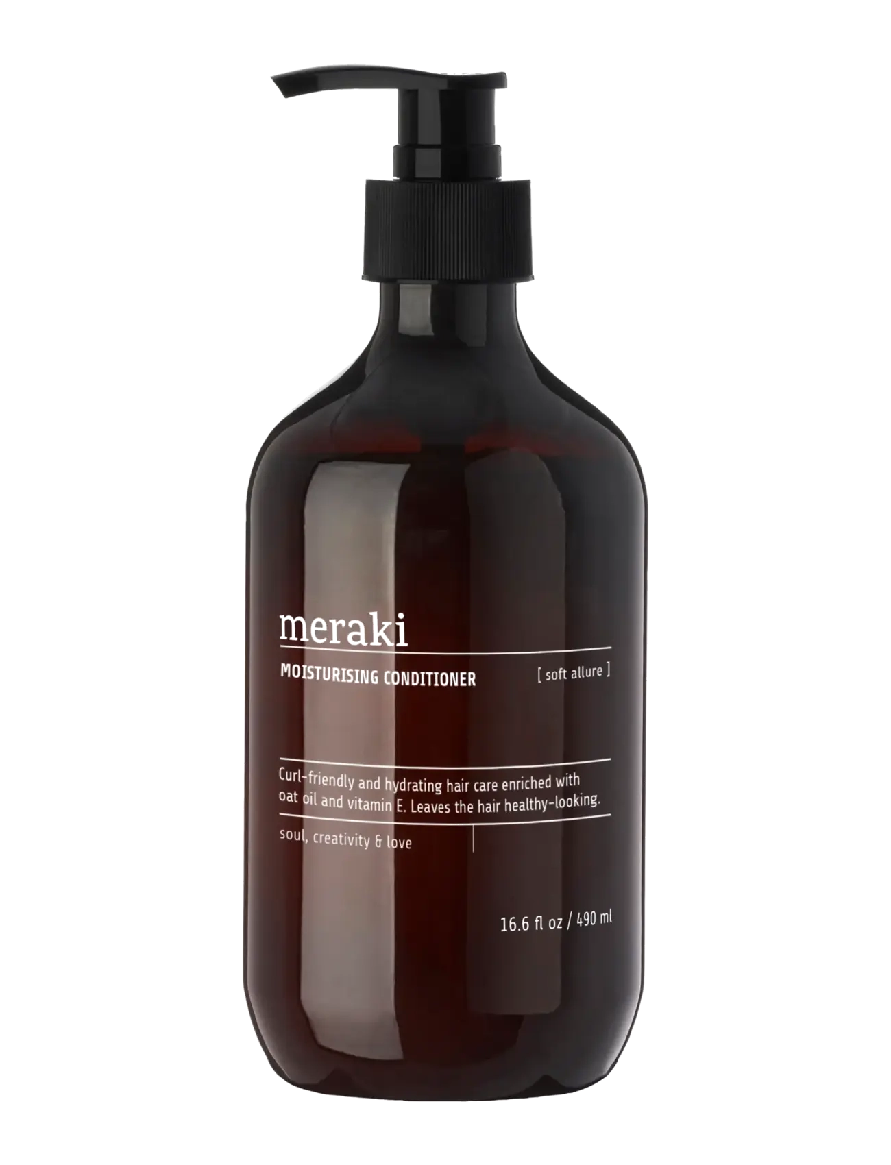 meraki Moisturising conditioner, Soft Allure, 490 ml - Hårpleje - BROWN / brown