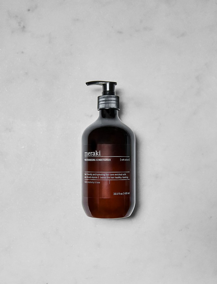 meraki - Moisturising conditioner, Soft Allure, 490 ml - palsam - brown - 0