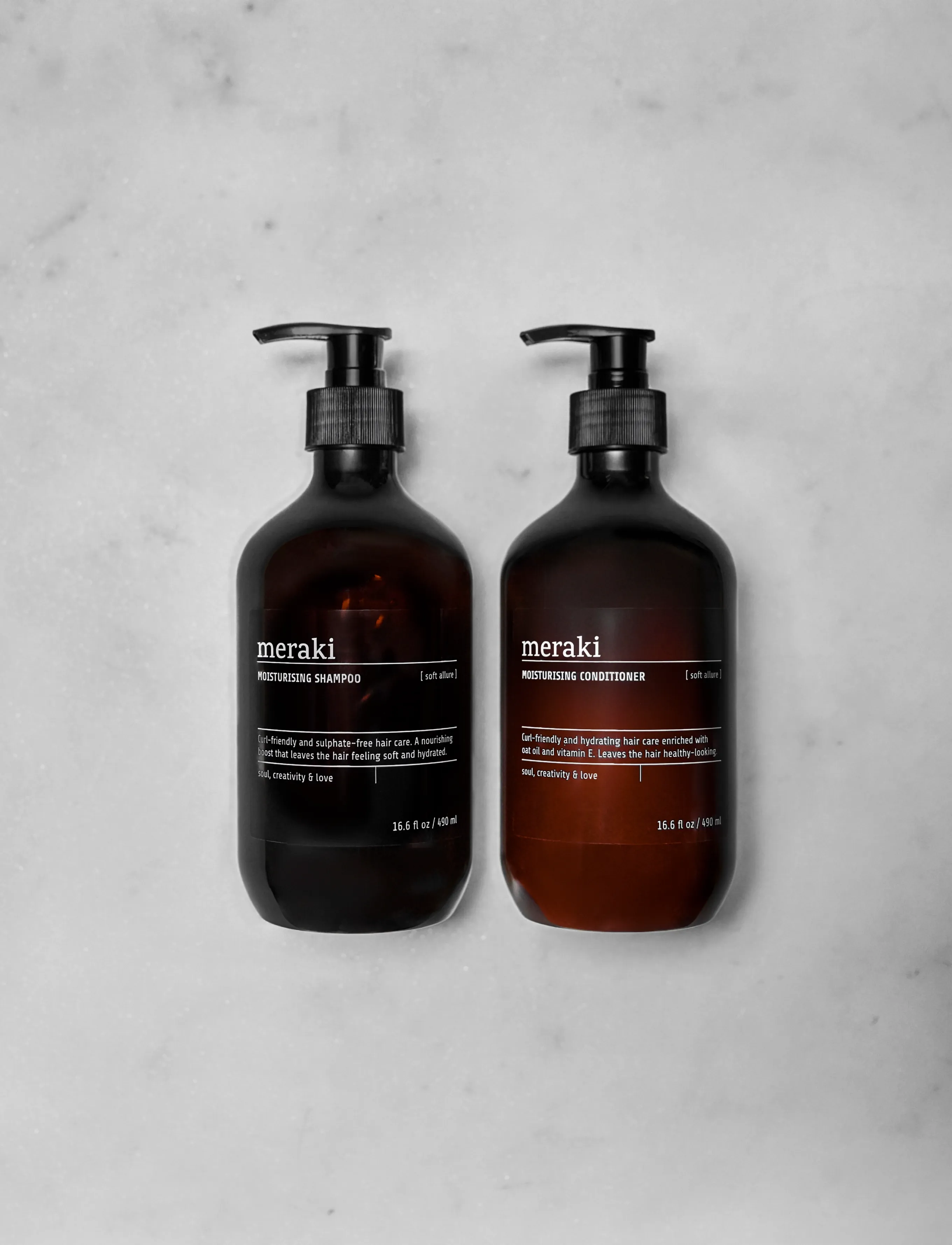 meraki - Moisturising conditioner, Soft Allure, 490 ml - brown - 2