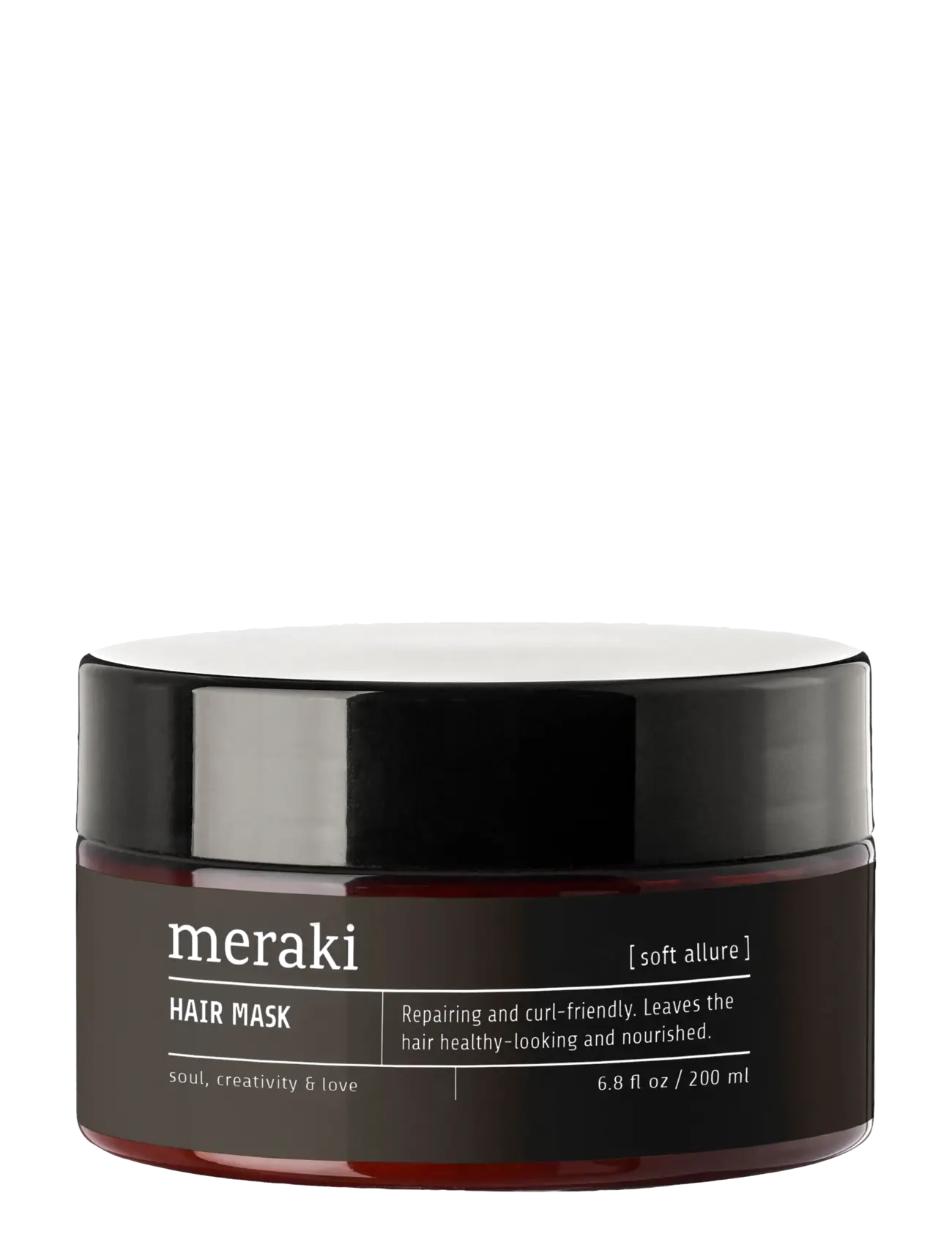 meraki Hair mask, Soft Allure, 200 ml - Hårpleje - BROWN / clear