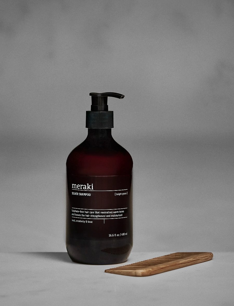 meraki - Silver shampoo, Bright Grace, 490 ml - hõbešampoon - brown - 0