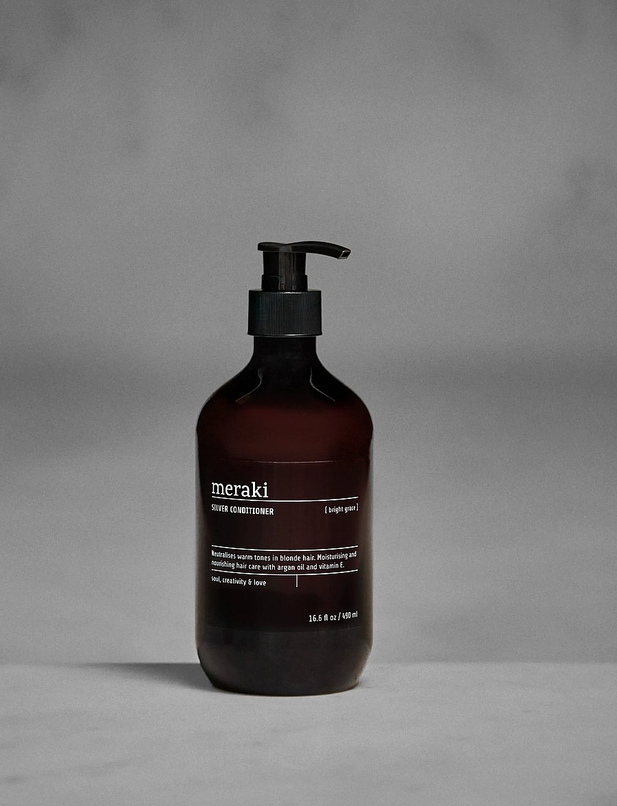 meraki - Silver conditioner, Bright Grace, 490 ml - hõbepalsamid - brown - 0