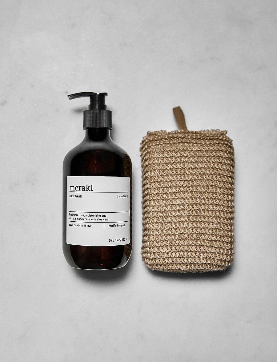 meraki - Body wash, Pure Basic, 490 ml - dušigeelid ja õlid - brown - 0