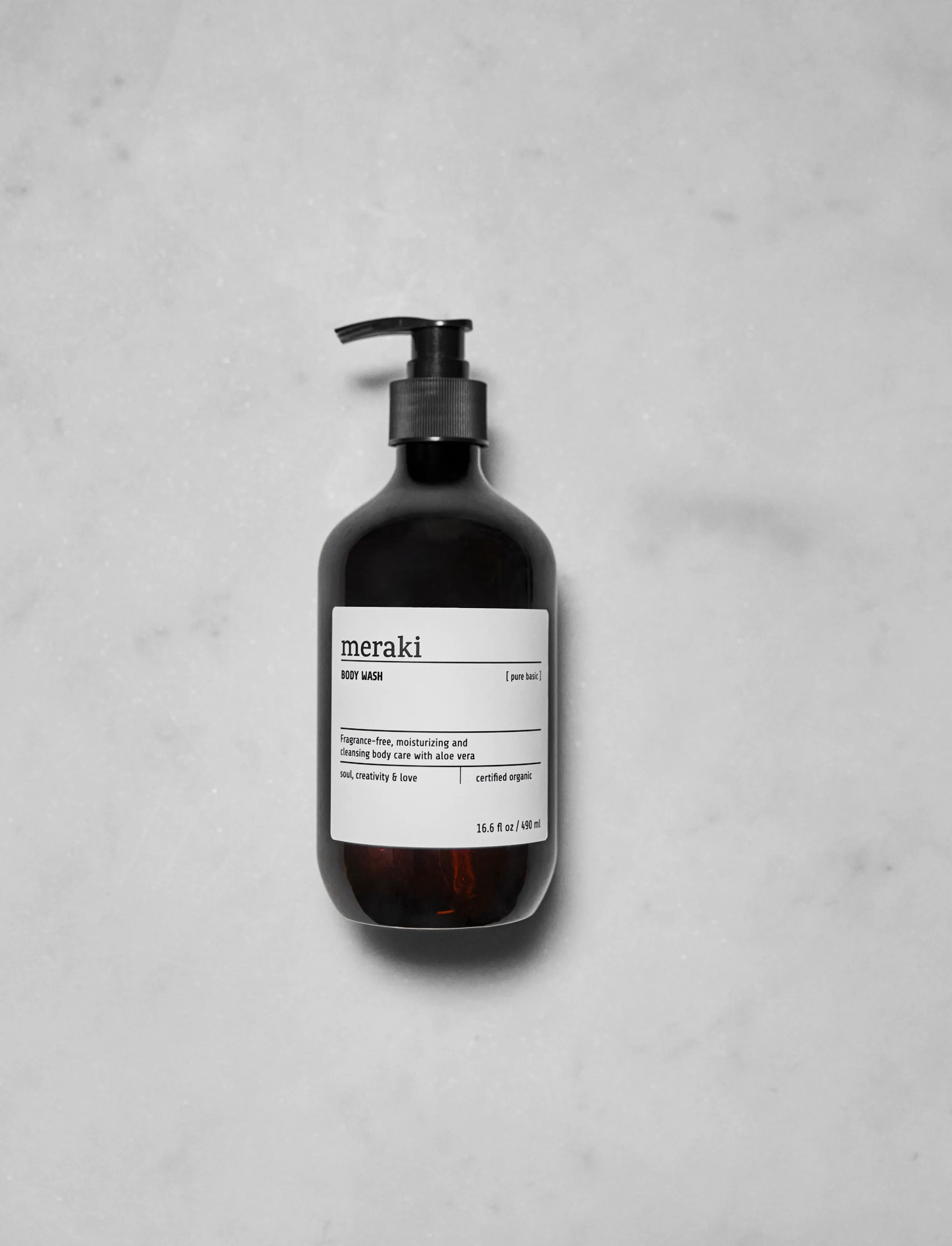 meraki - Body wash, Pure Basic, 490 ml - brown - 2