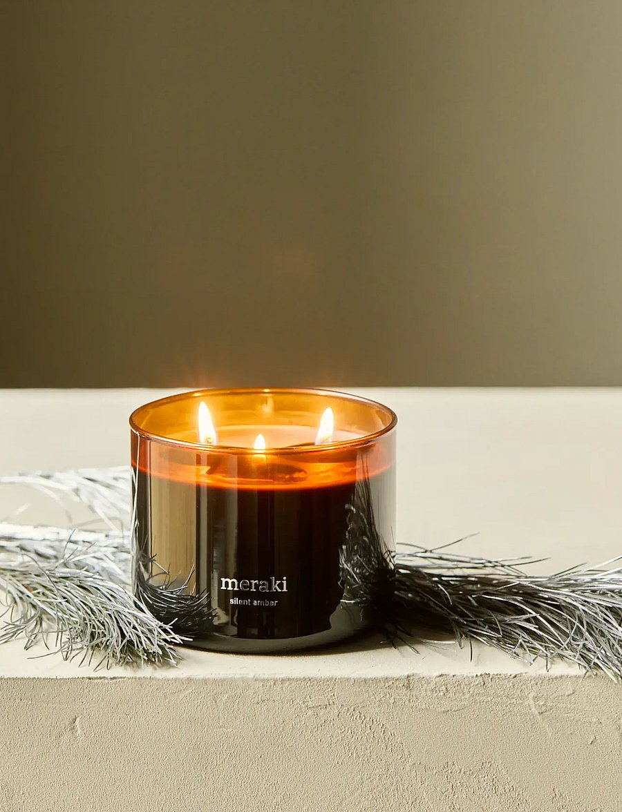 meraki - Scented candleCH, Silent Amber, 340 - brown - 0
