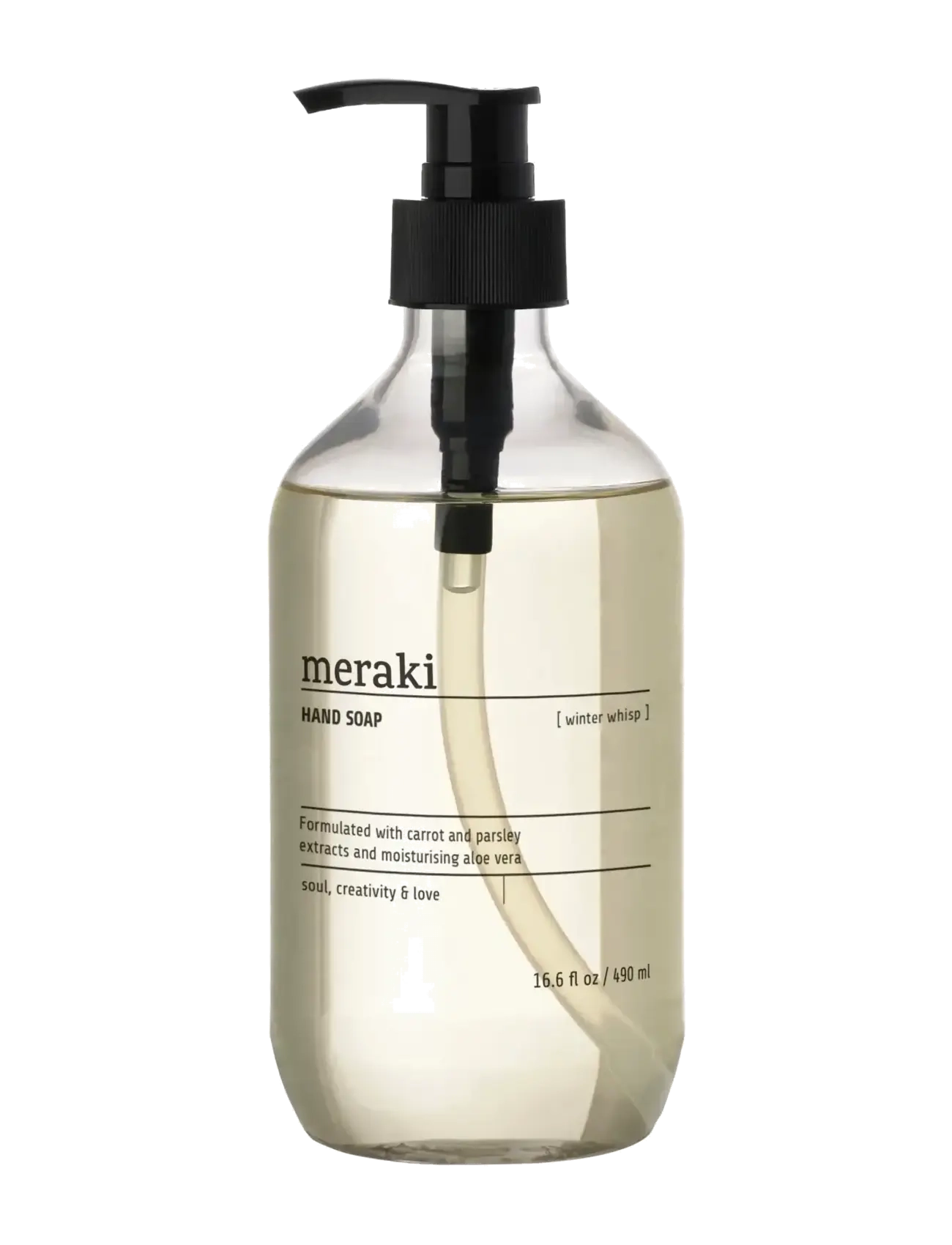 meraki Hand soapCH, Winter Whisp, 490 ml - Hudvård - CLEAR / undefined